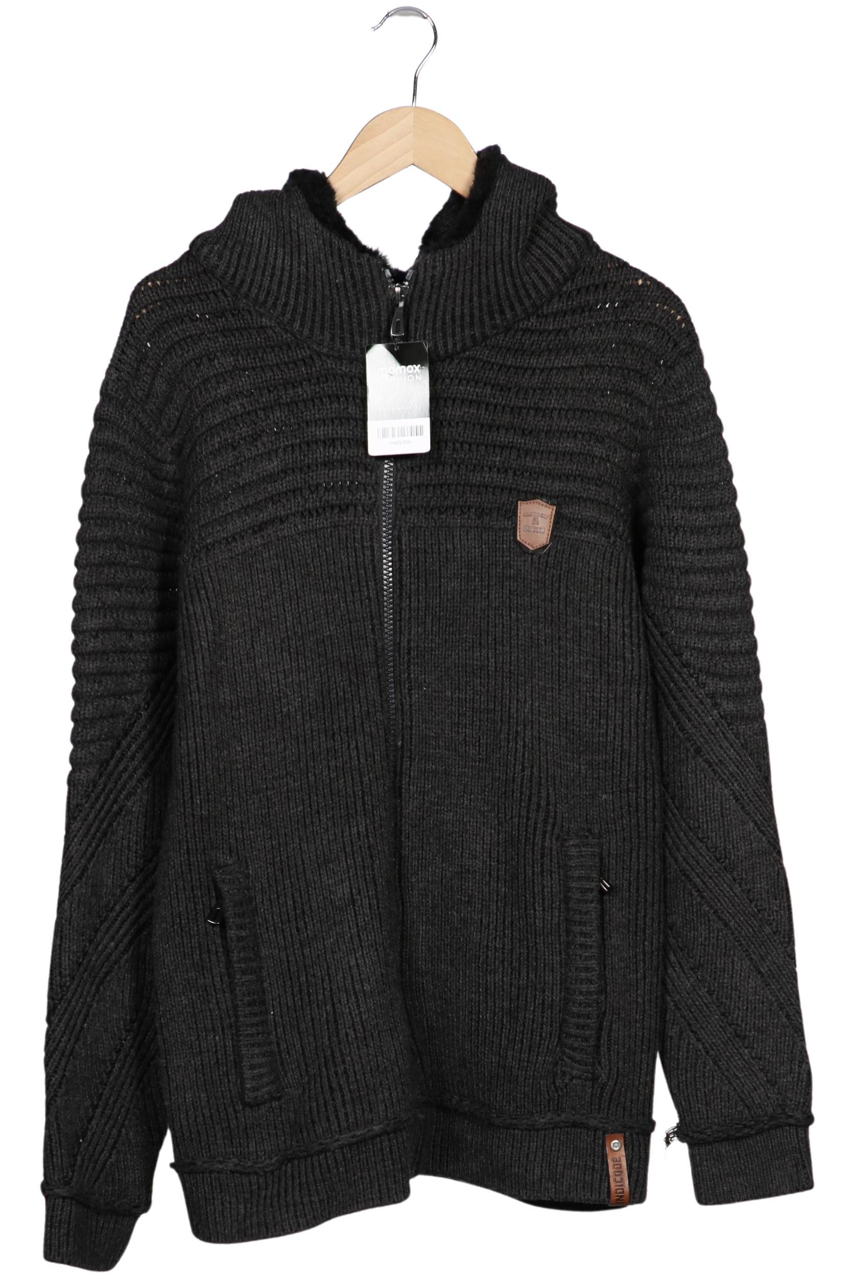 Thumbnail - Indicode Jeans Herren Strickjacke, grau, Gr. 54