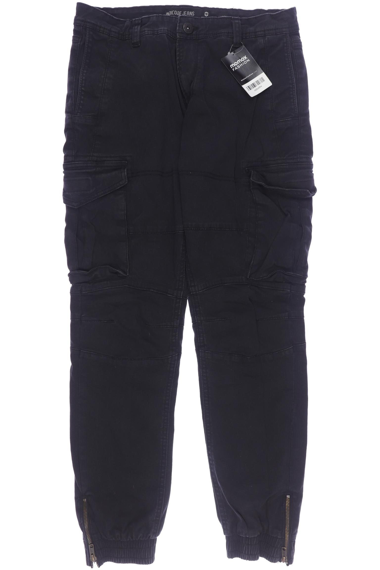 

Indicode Jeans Herren Stoffhose, schwarz, Gr. 0