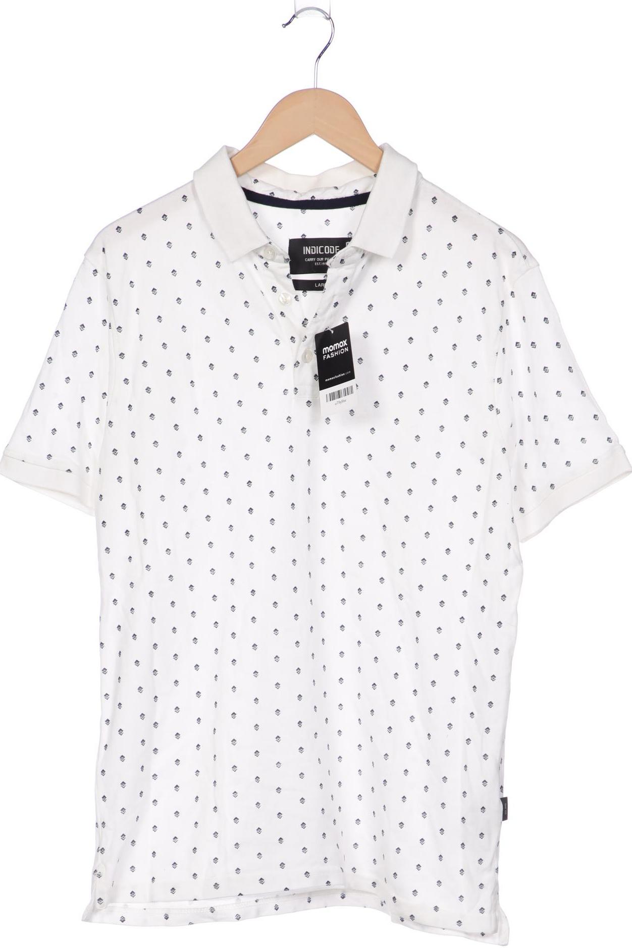 

INDICODE JEANS Herren Poloshirt, weiß