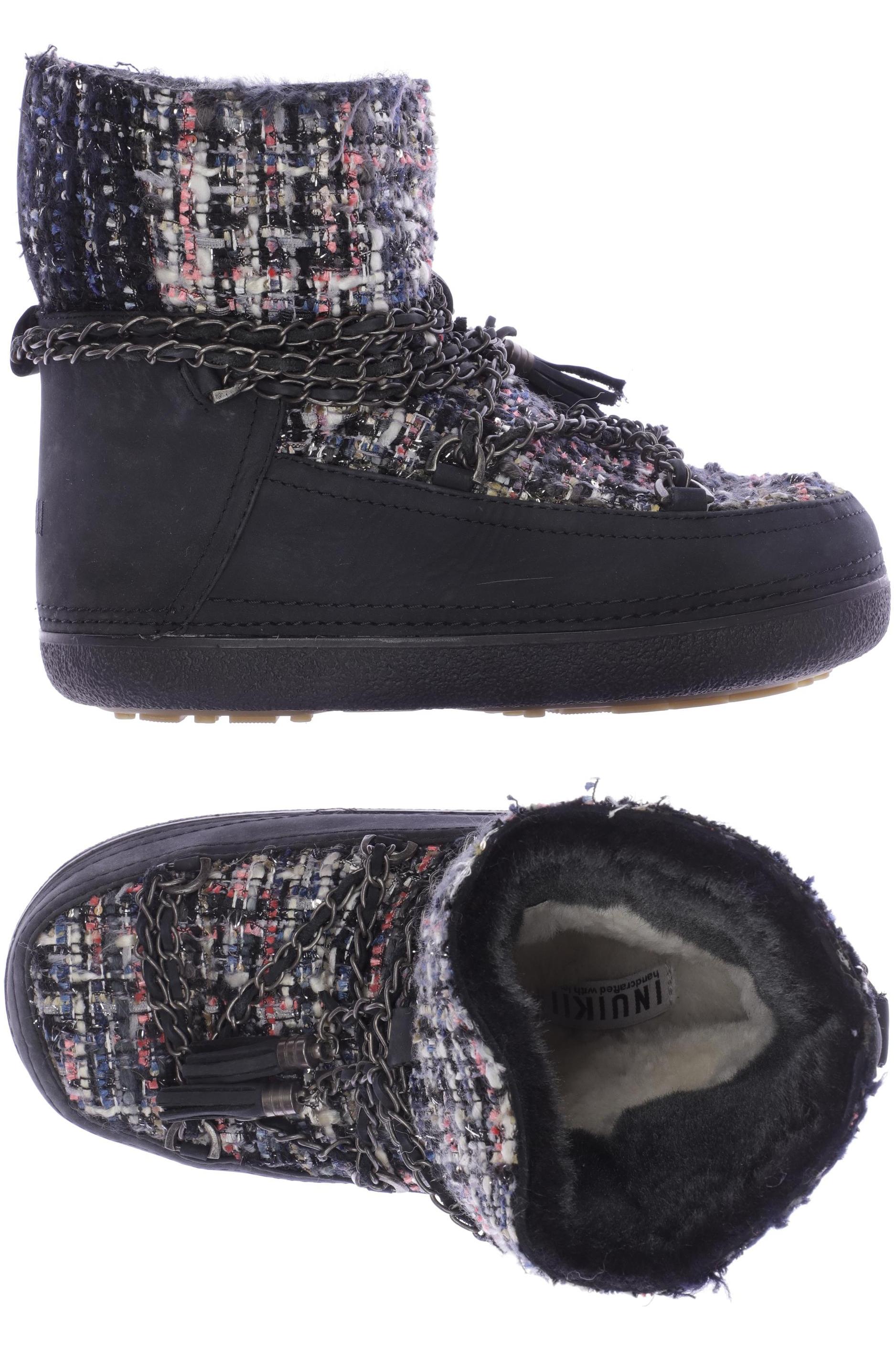 

INUIKII Damen Stiefelette, schwarz