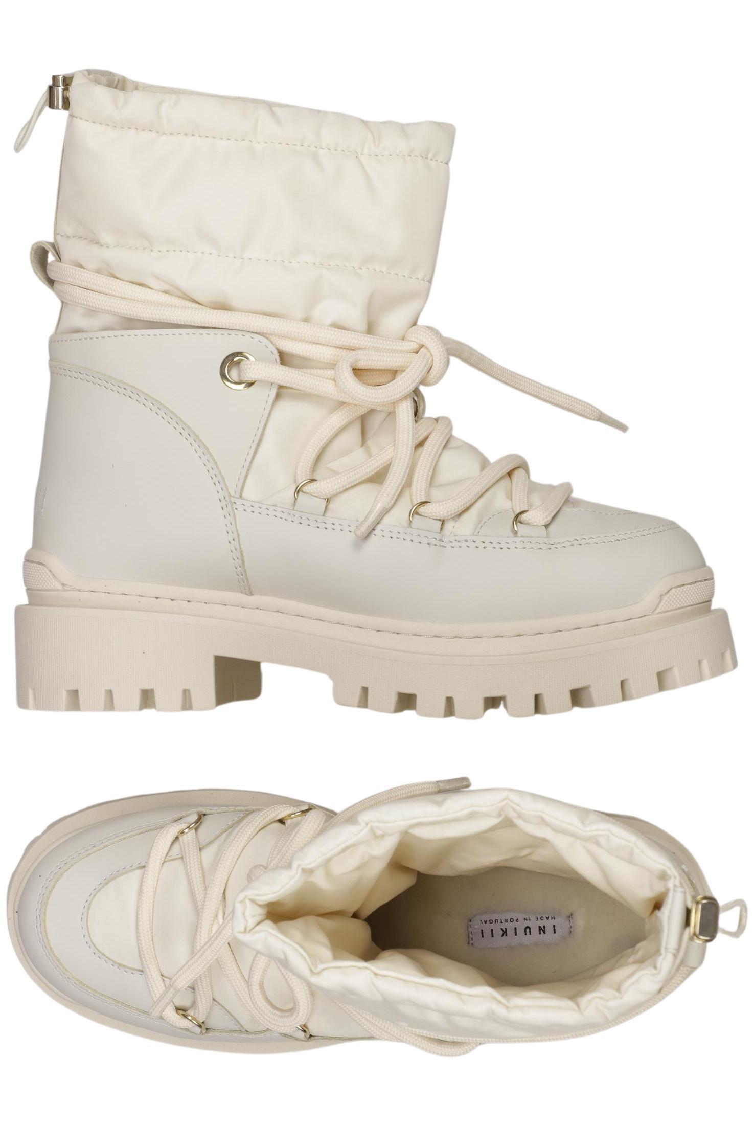 

Inuikii Damen Stiefelette, cremeweiß, Gr. 39
