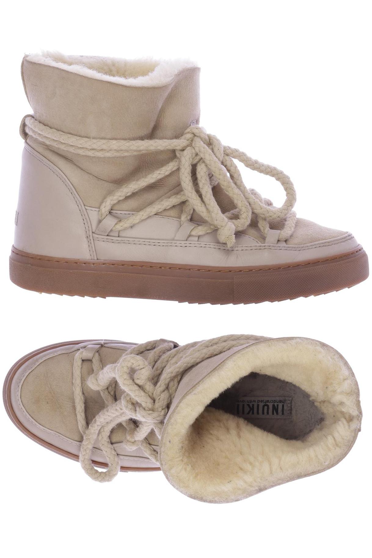 Thumbnail - Inuikii Damen Stiefelette, beige, Gr. 37