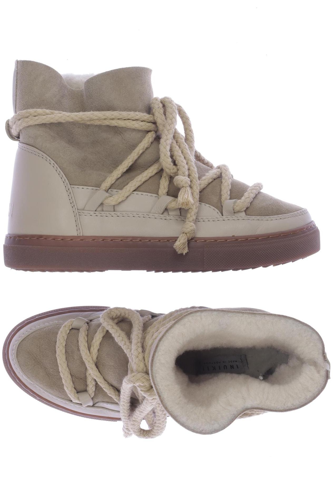 

INUIKII Damen Stiefelette, beige