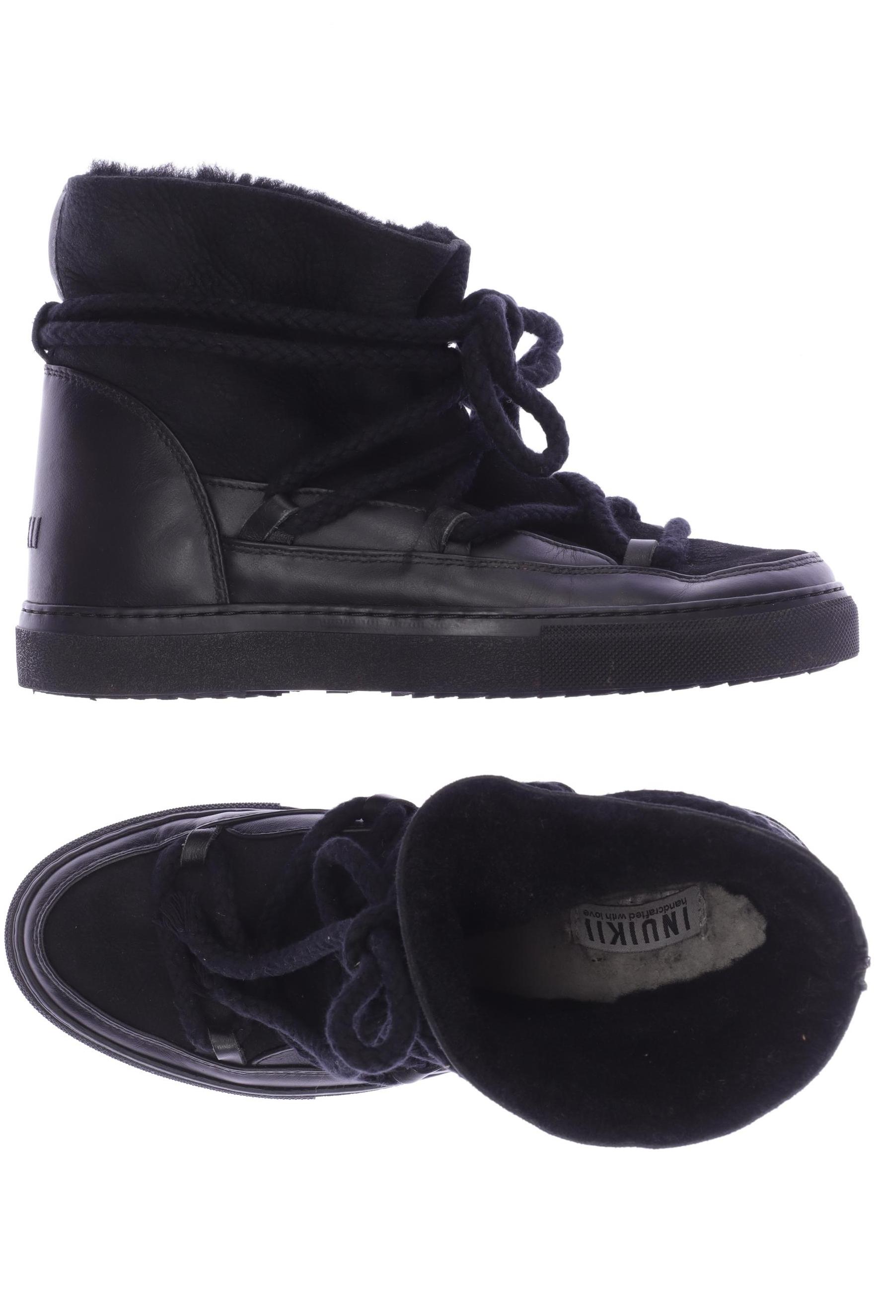 

INUIKII Damen Stiefelette, schwarz
