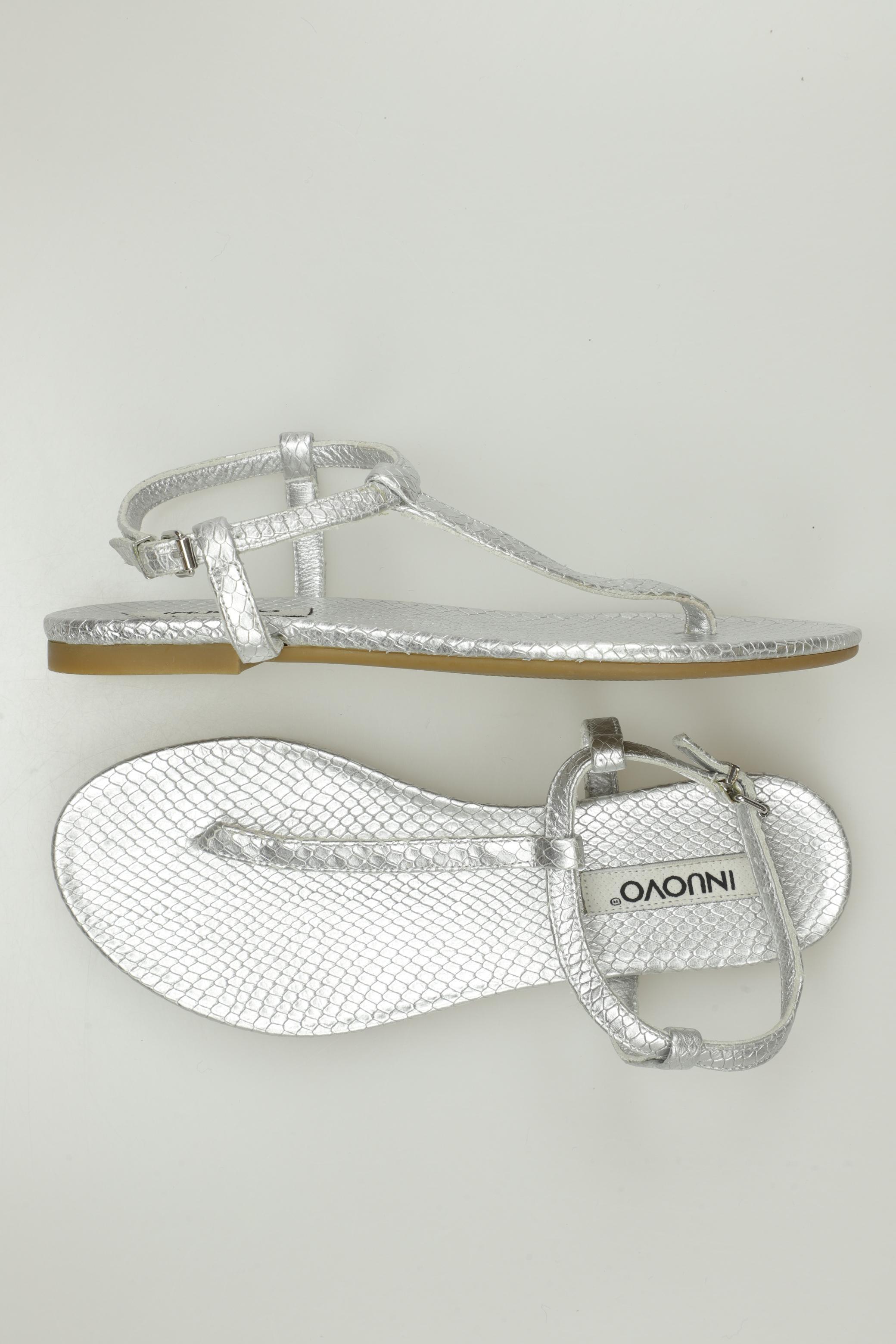 

Inuovo Damen Sandale, silber, Gr. 40