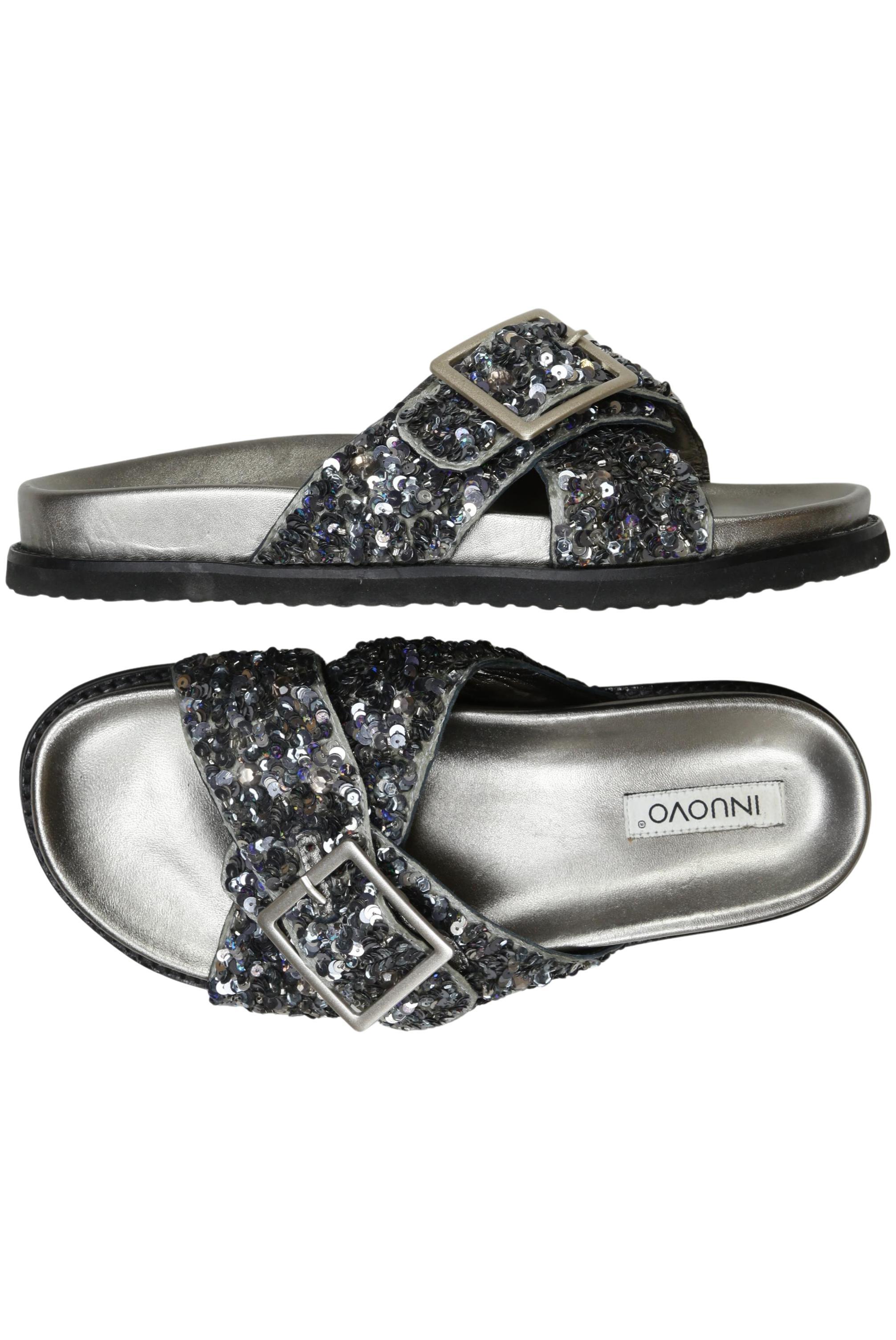 

Inuovo Damen Sandale, silber, Gr. 40