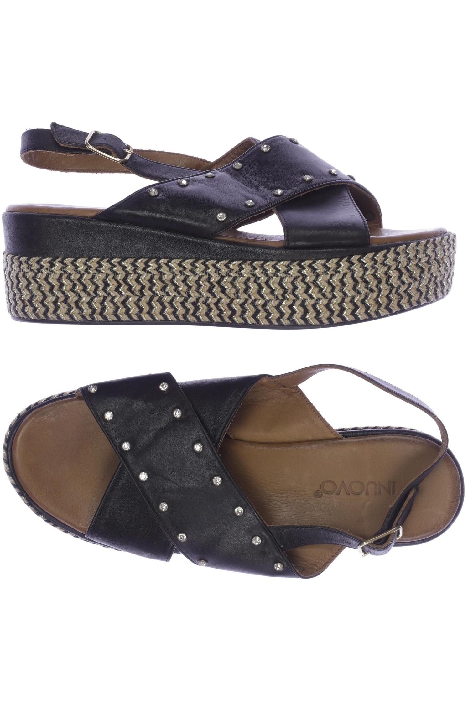 

INUOVO Damen Sandale, schwarz