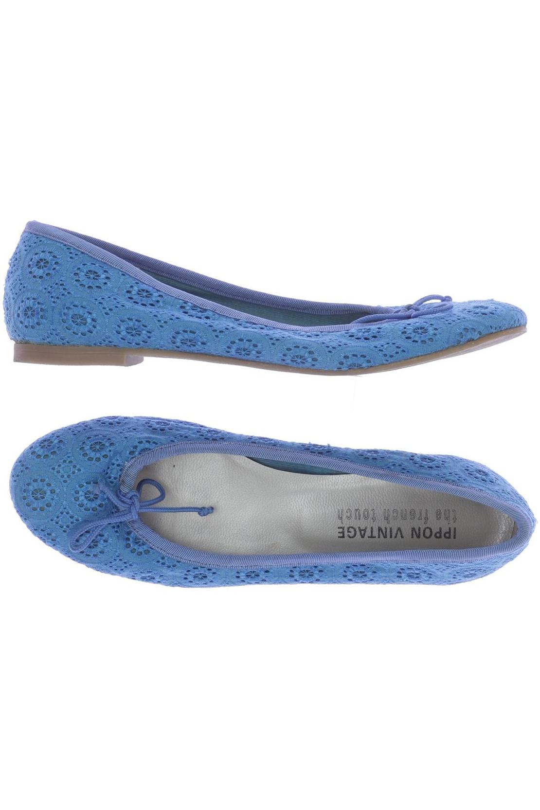 

Ippon Vintage Damen Ballerinas, blau, Gr. 39