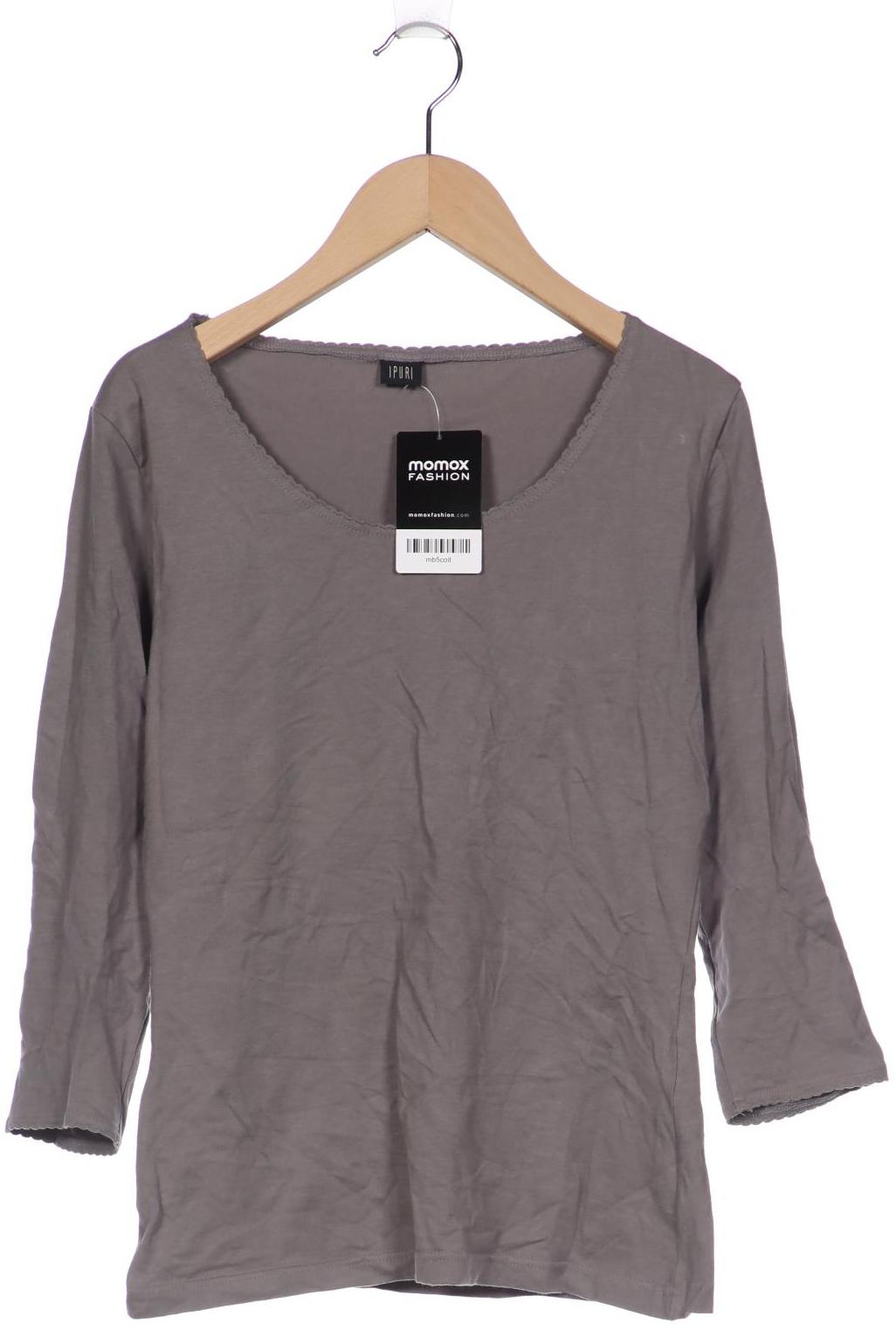 

IPURI Damen Langarmshirt, grau