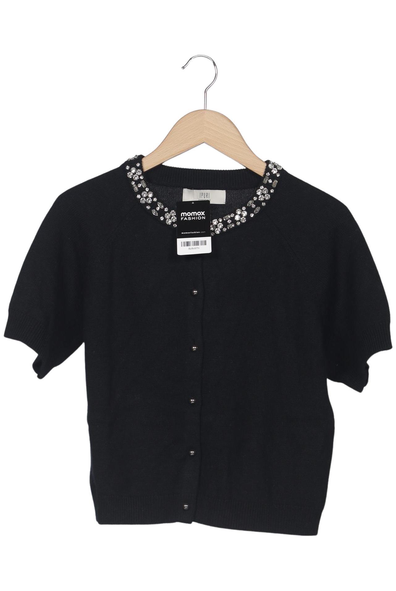 

Ipuri Damen Strickjacke, schwarz, Gr. 38