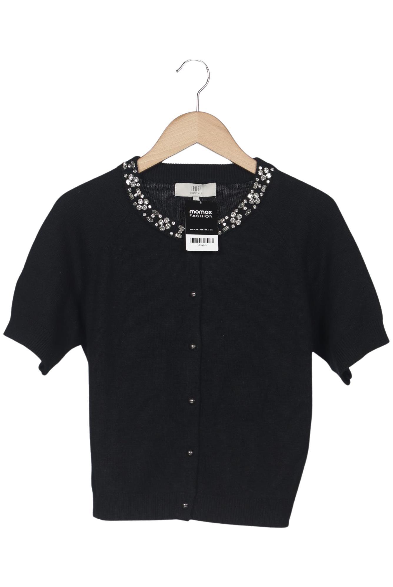 

Ipuri Damen Strickjacke, schwarz, Gr. 42