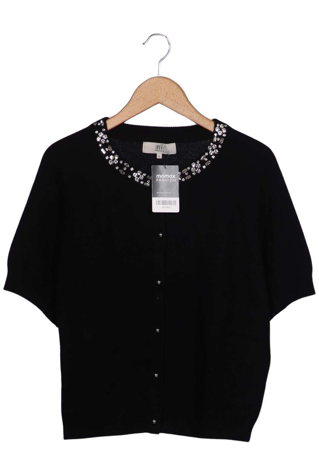 

Ipuri Damen Strickjacke, schwarz, Gr. 44