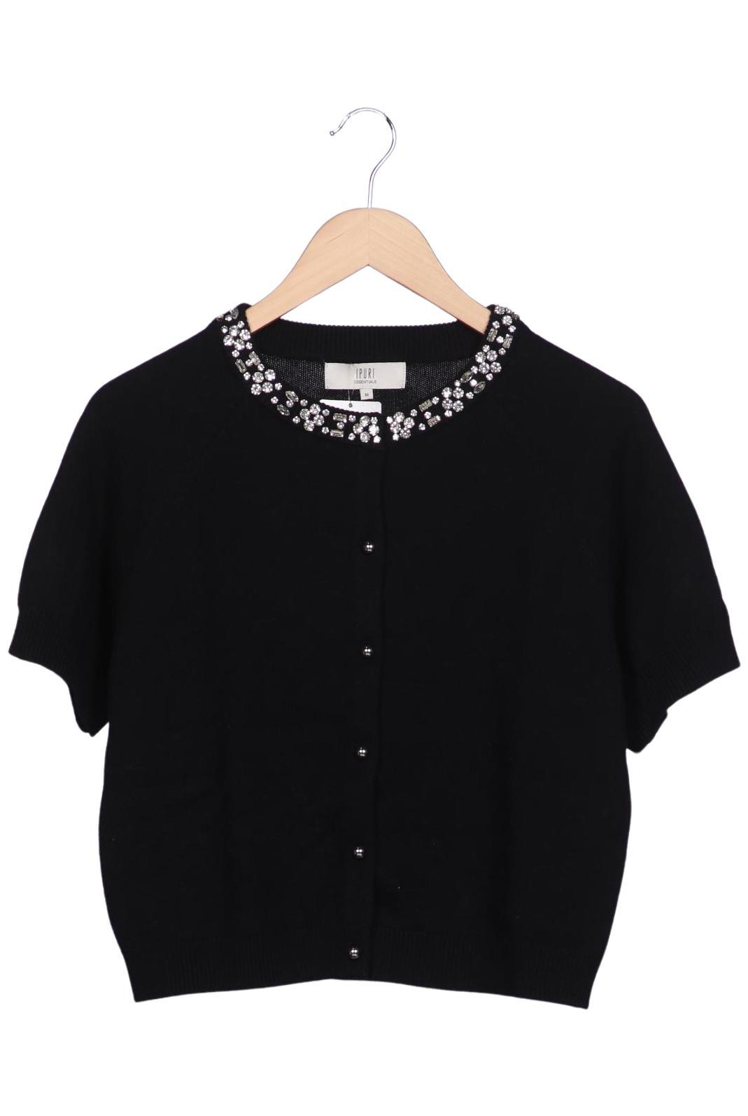 

Ipuri Damen Strickjacke, schwarz, Gr. 38