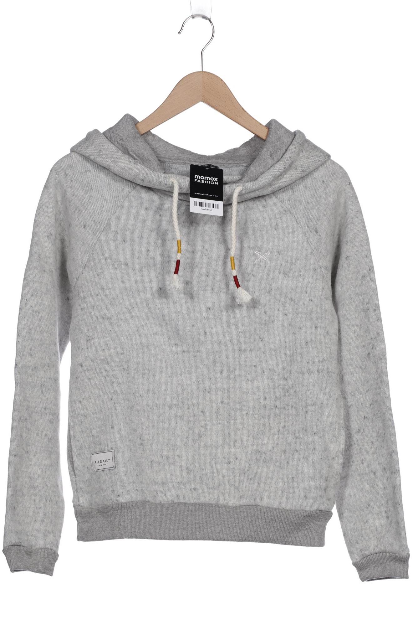 

iriedaily Damen Kapuzenpullover, grau, Gr. 34