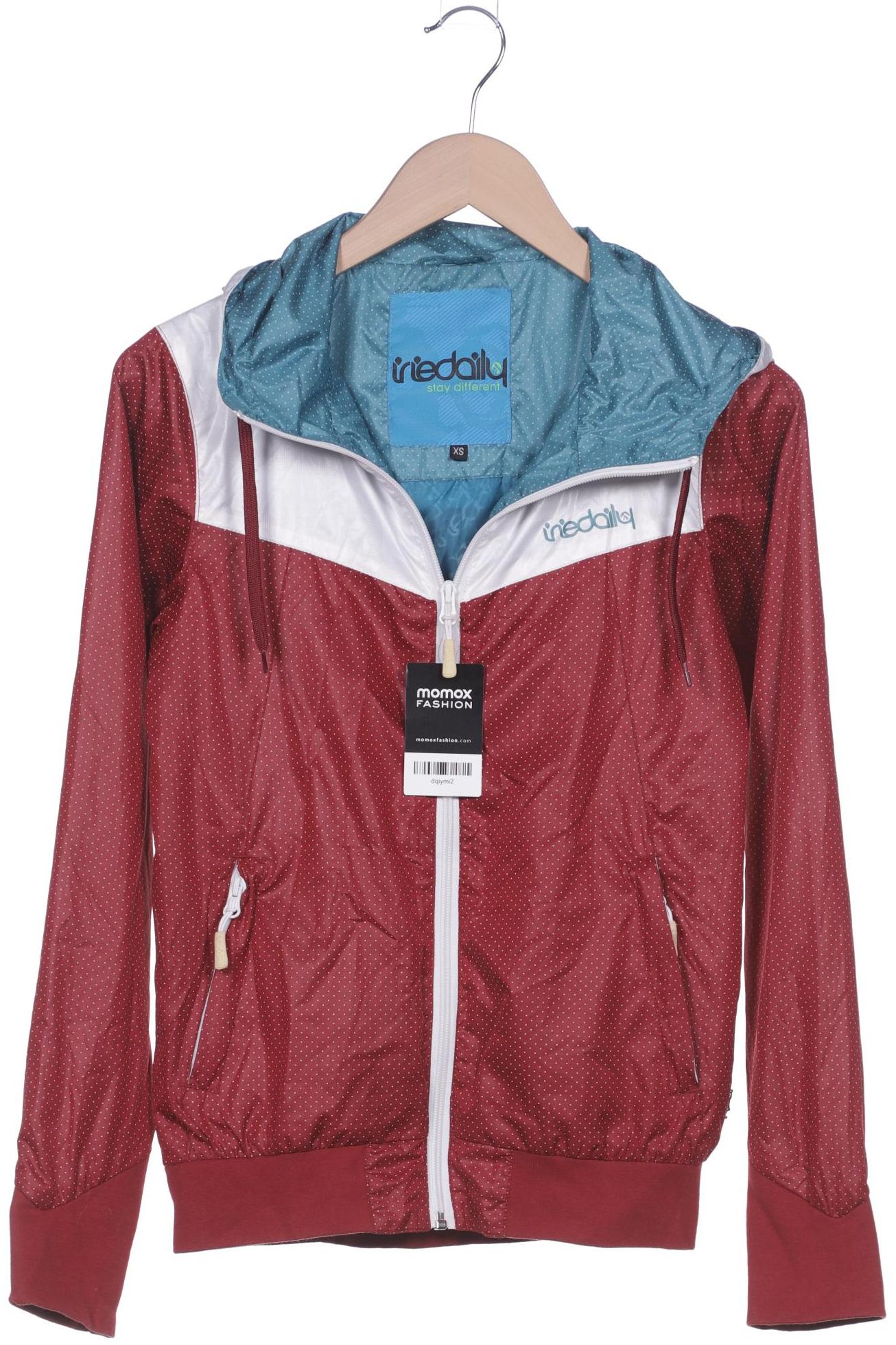 

iriedaily Damen Kapuzenpullover, bordeaux, Gr. 34