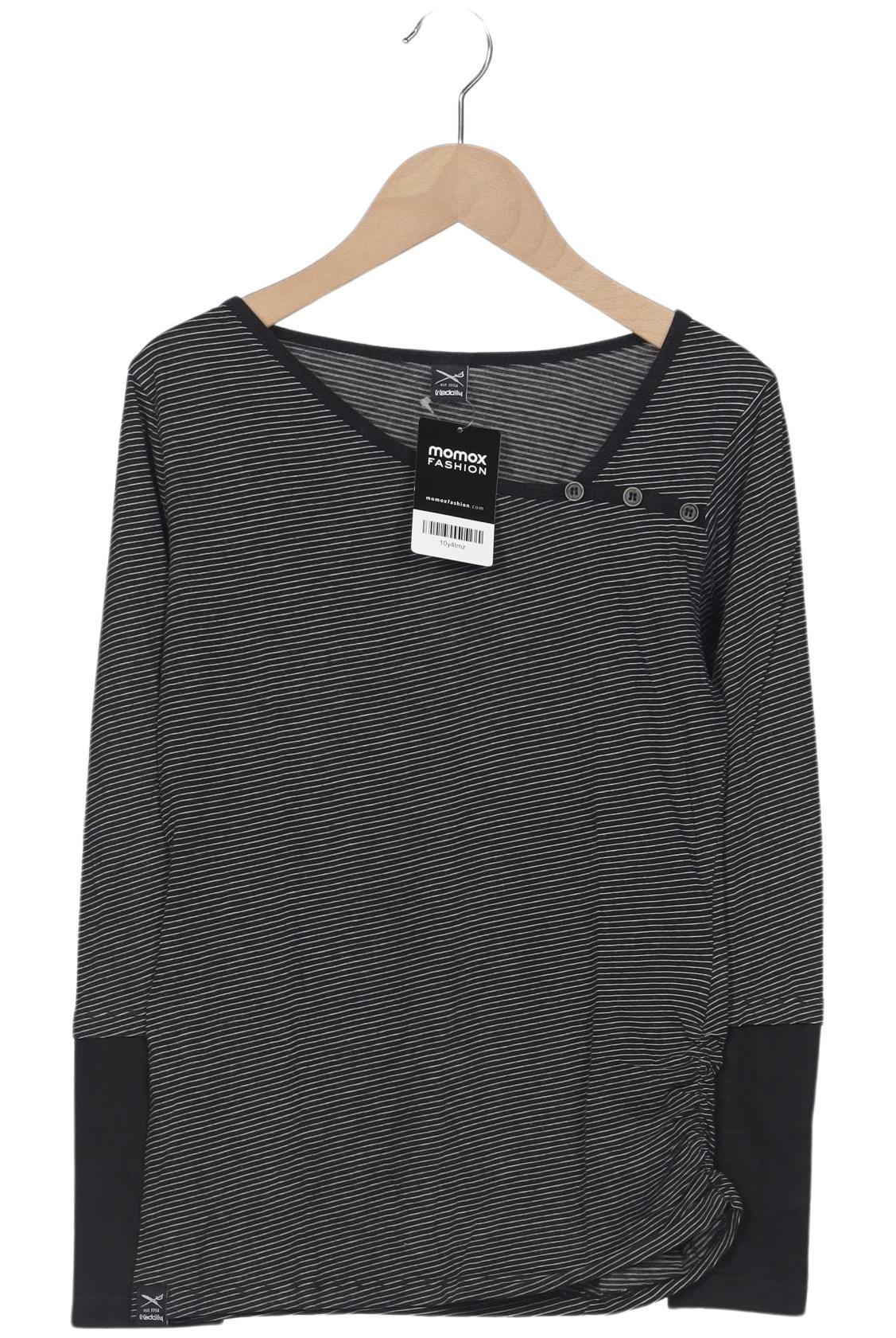 

iriedaily Damen Langarmshirt, grau, Gr. 34