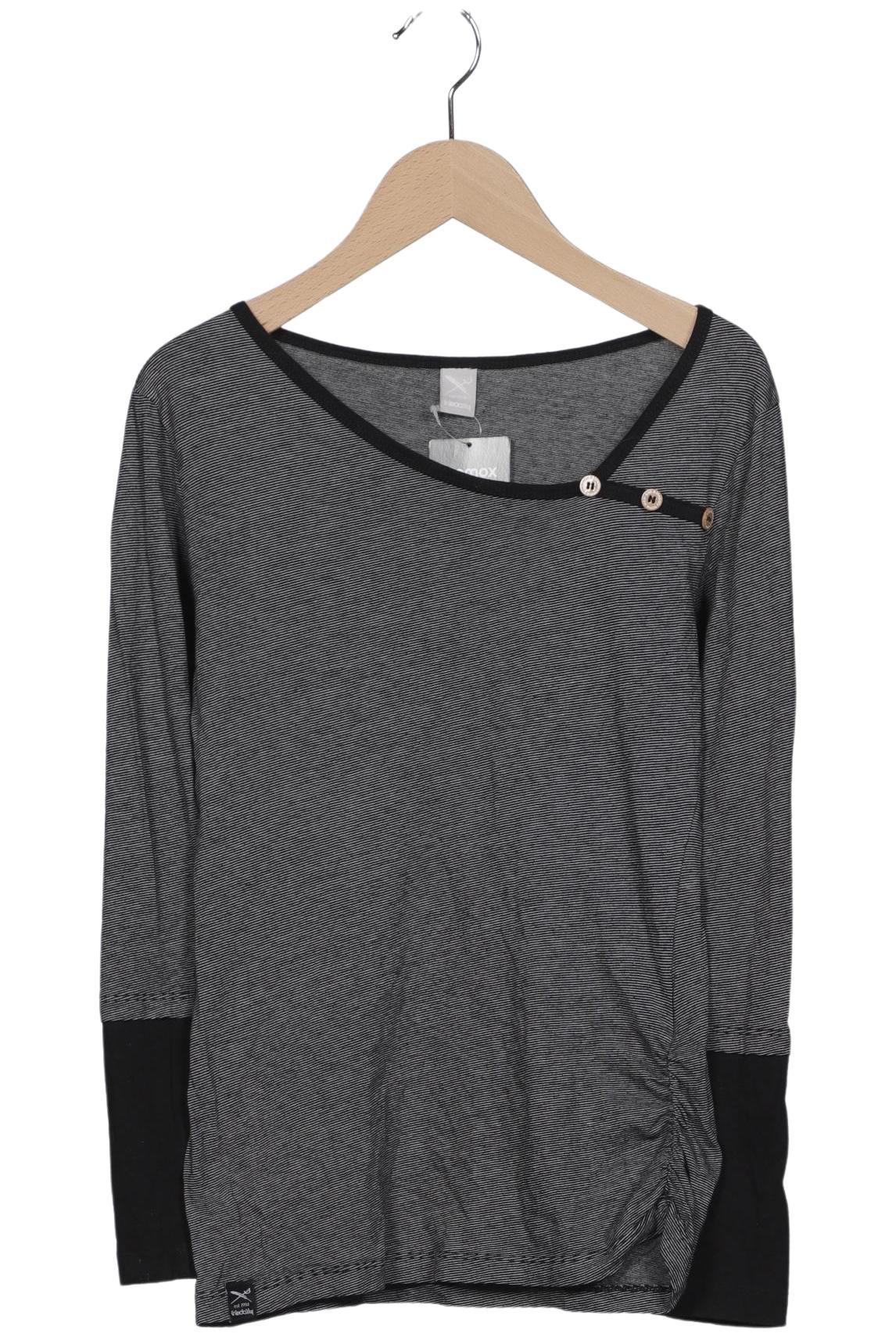 

iriedaily Damen Langarmshirt, grau, Gr. 34