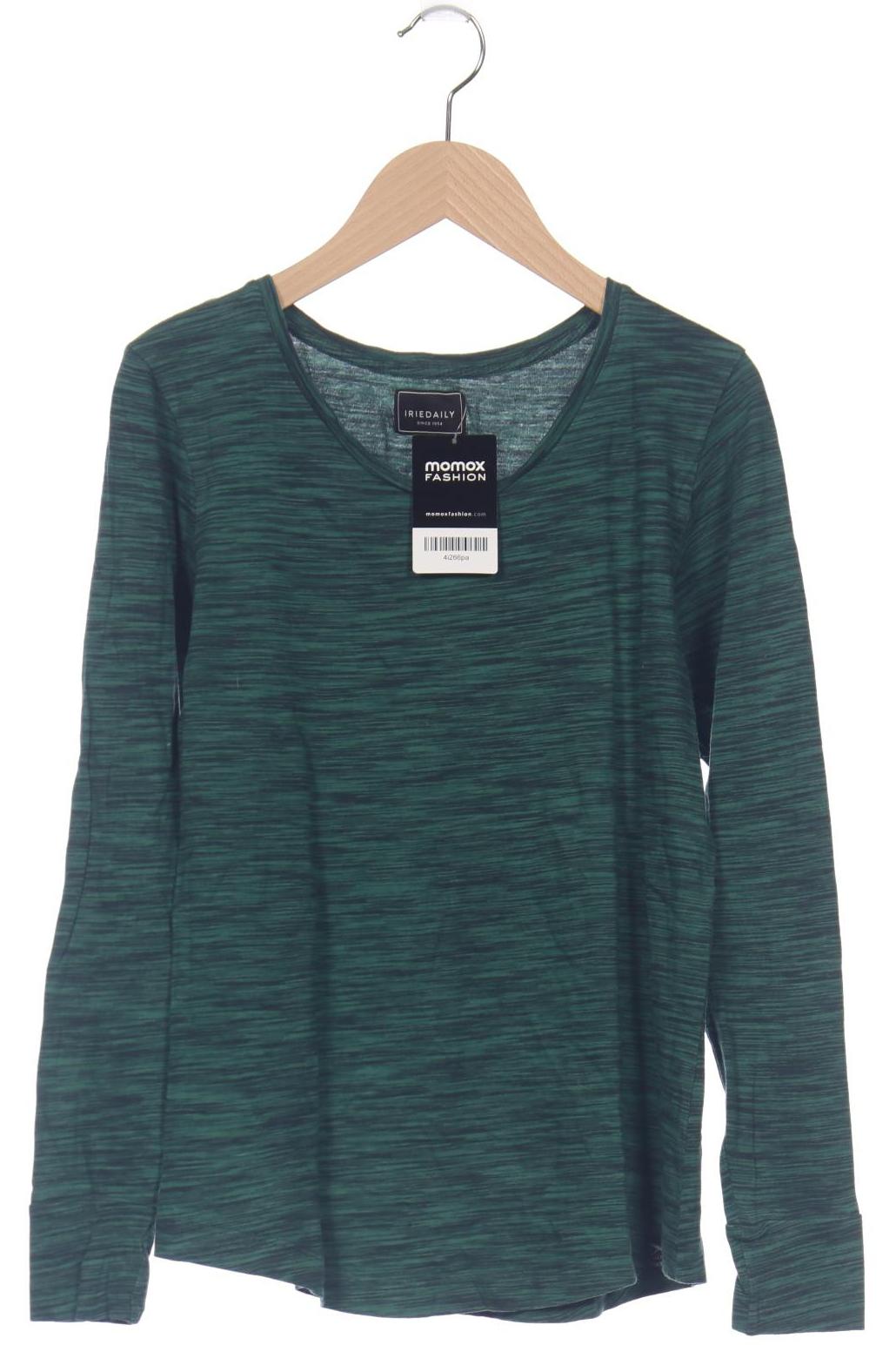 

iriedaily Damen Langarmshirt, grün, Gr. 36
