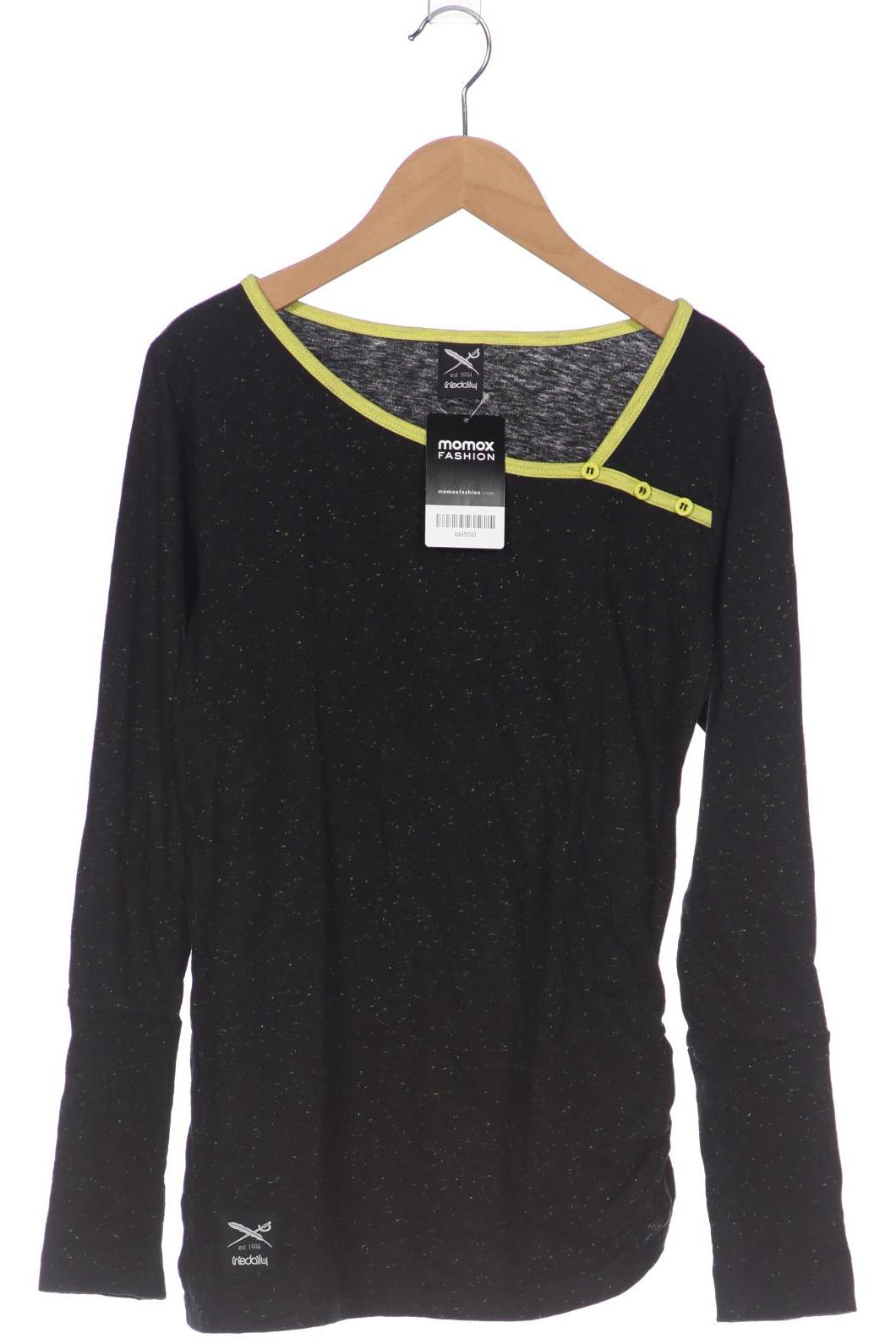

iriedaily Damen Langarmshirt, schwarz, Gr. 36