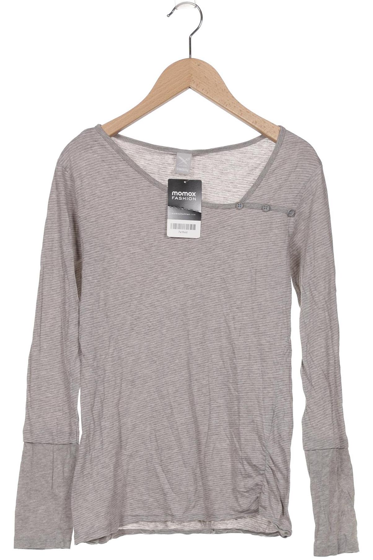 

iriedaily Damen Langarmshirt, grau, Gr. 36