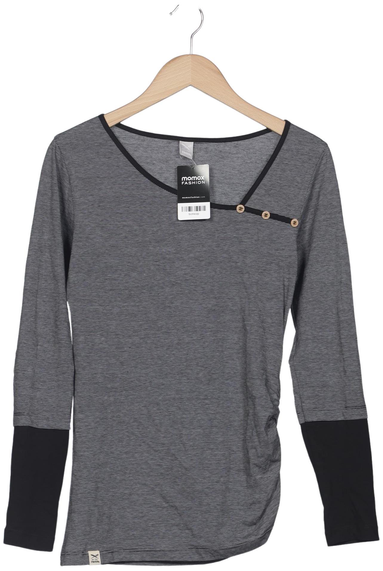 

iriedaily Damen Langarmshirt, grau, Gr. 36