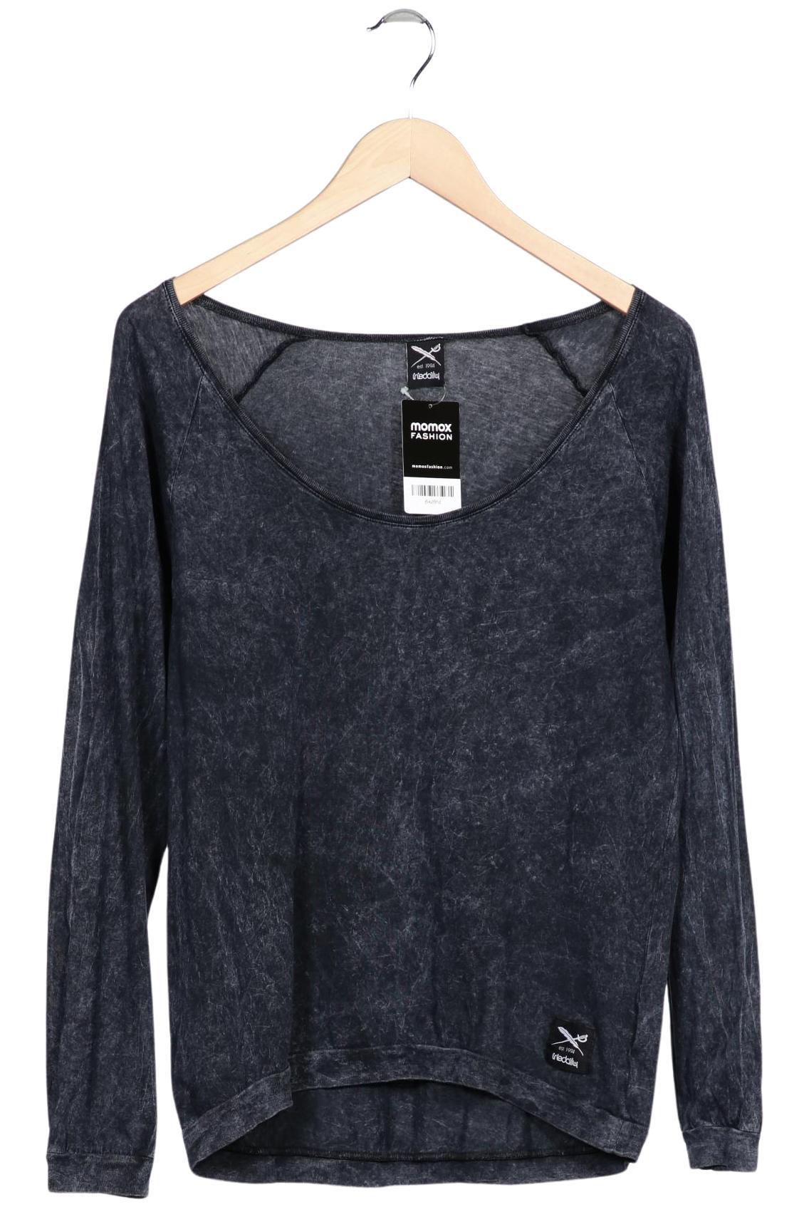 

iriedaily Damen Langarmshirt, grau, Gr. 38