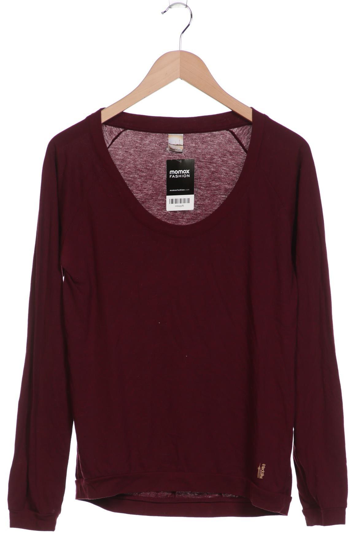 

iriedaily Damen Langarmshirt, bordeaux, Gr. 42
