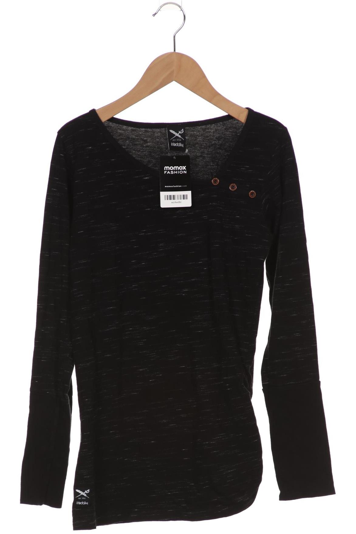 

iriedaily Damen Langarmshirt, schwarz, Gr. 36