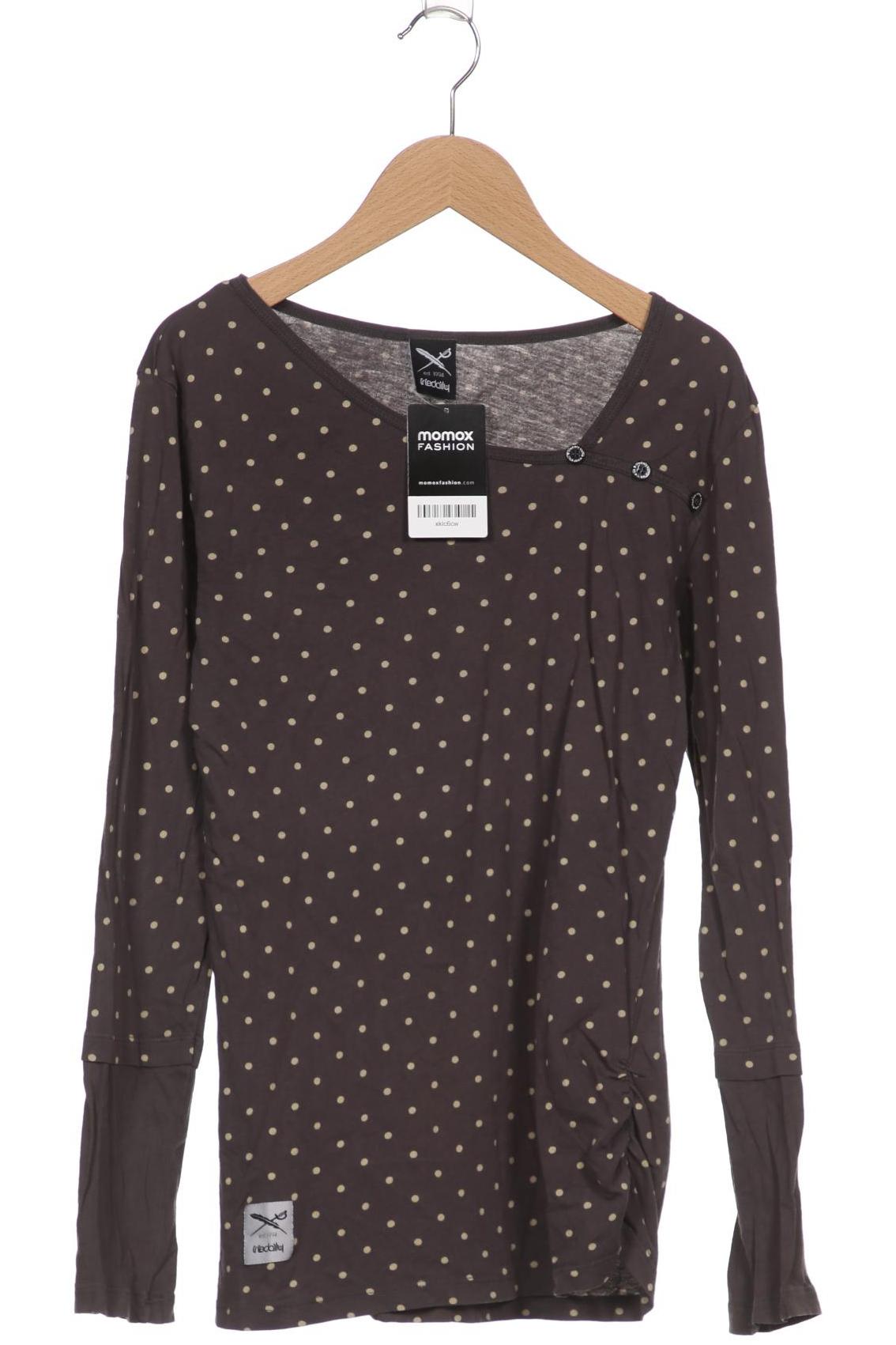 

iriedaily Damen Langarmshirt, grau