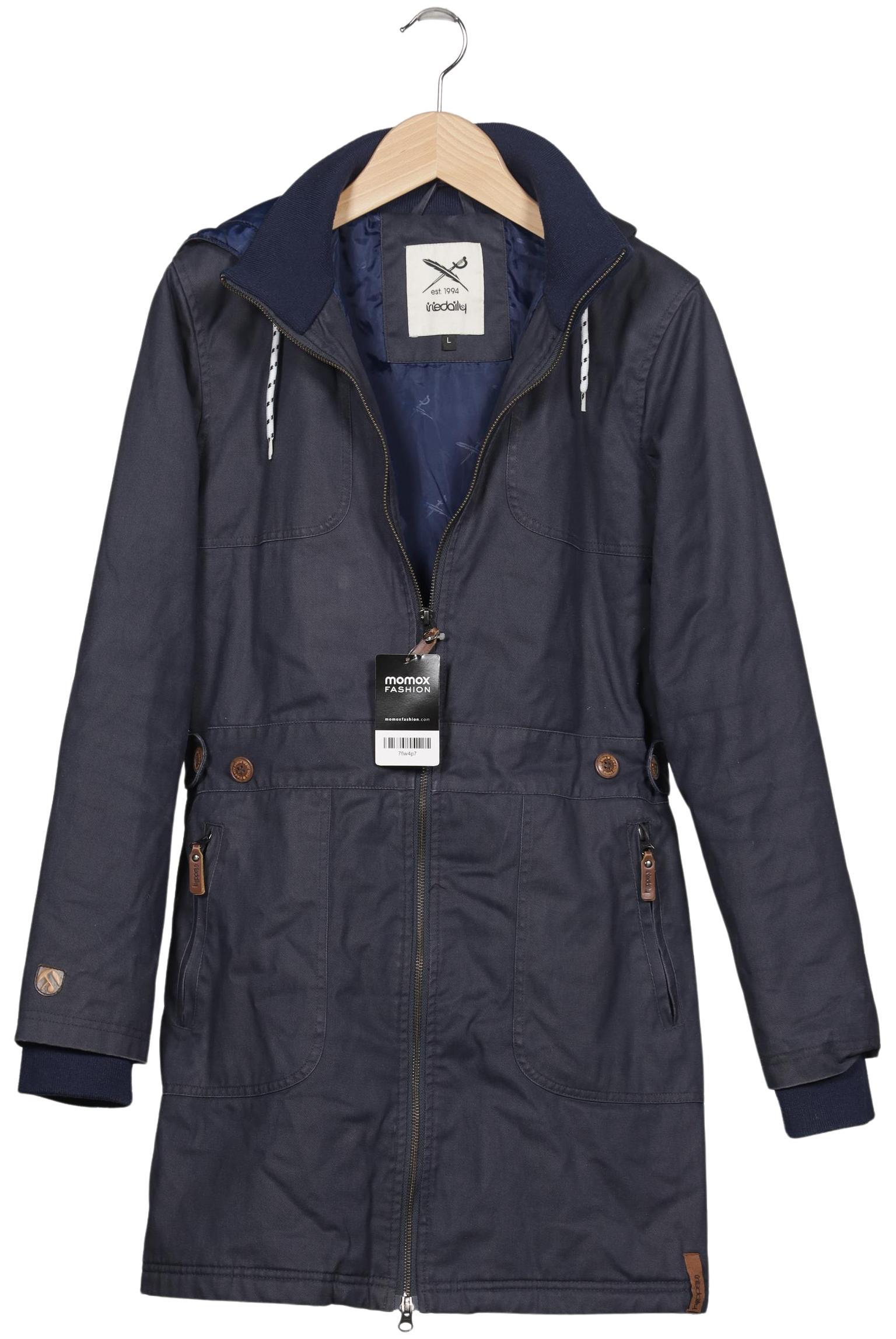 

iriedaily Damen Mantel, marineblau, Gr. 42
