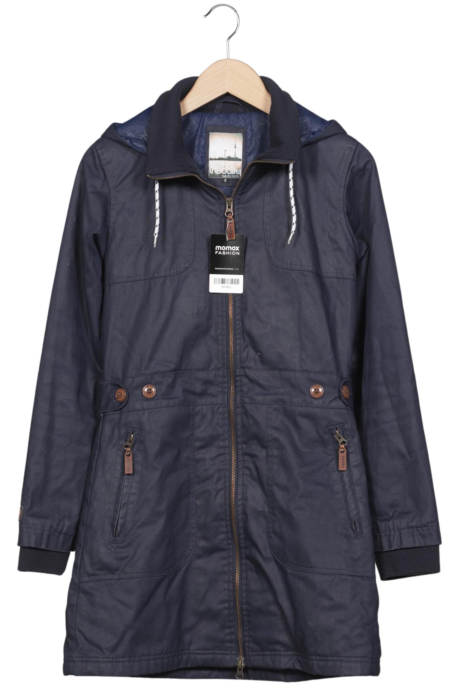

iriedaily Damen Mantel, marineblau, Gr. 36