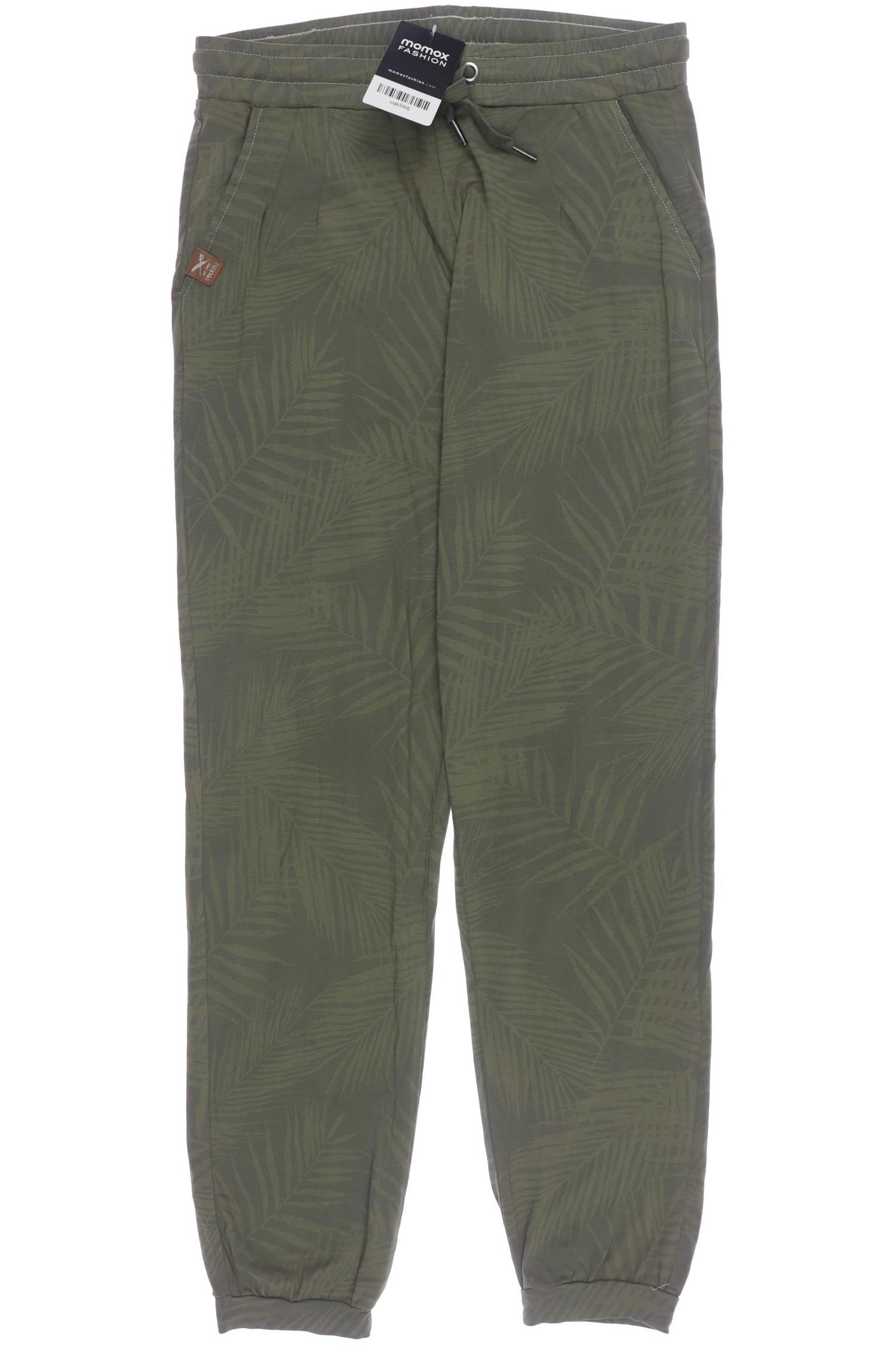 

iriedaily Damen Stoffhose, grün, Gr. 0