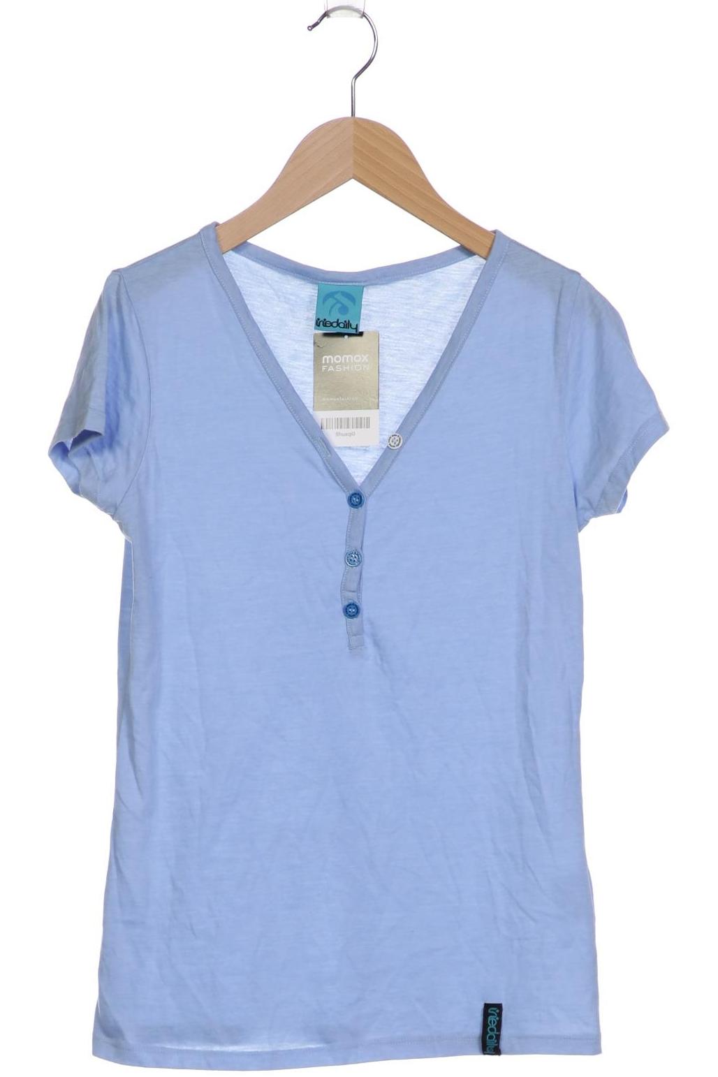 

iriedaily Damen T-Shirt, blau, Gr. 34