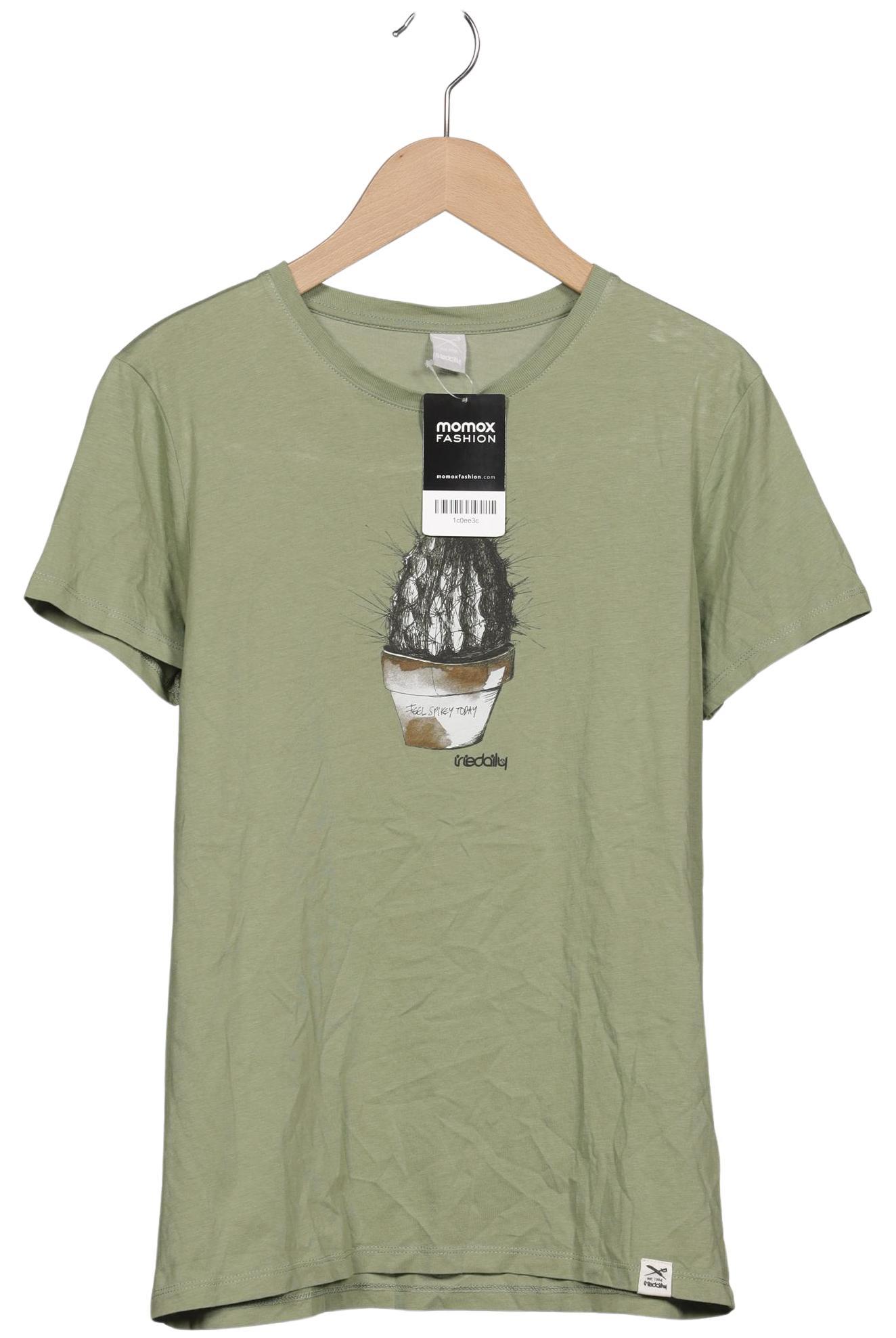 

iriedaily Damen T-Shirt, hellgrün, Gr. 38