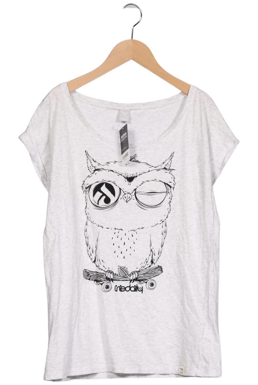 

iriedaily Damen T-Shirt, grau, Gr. 38