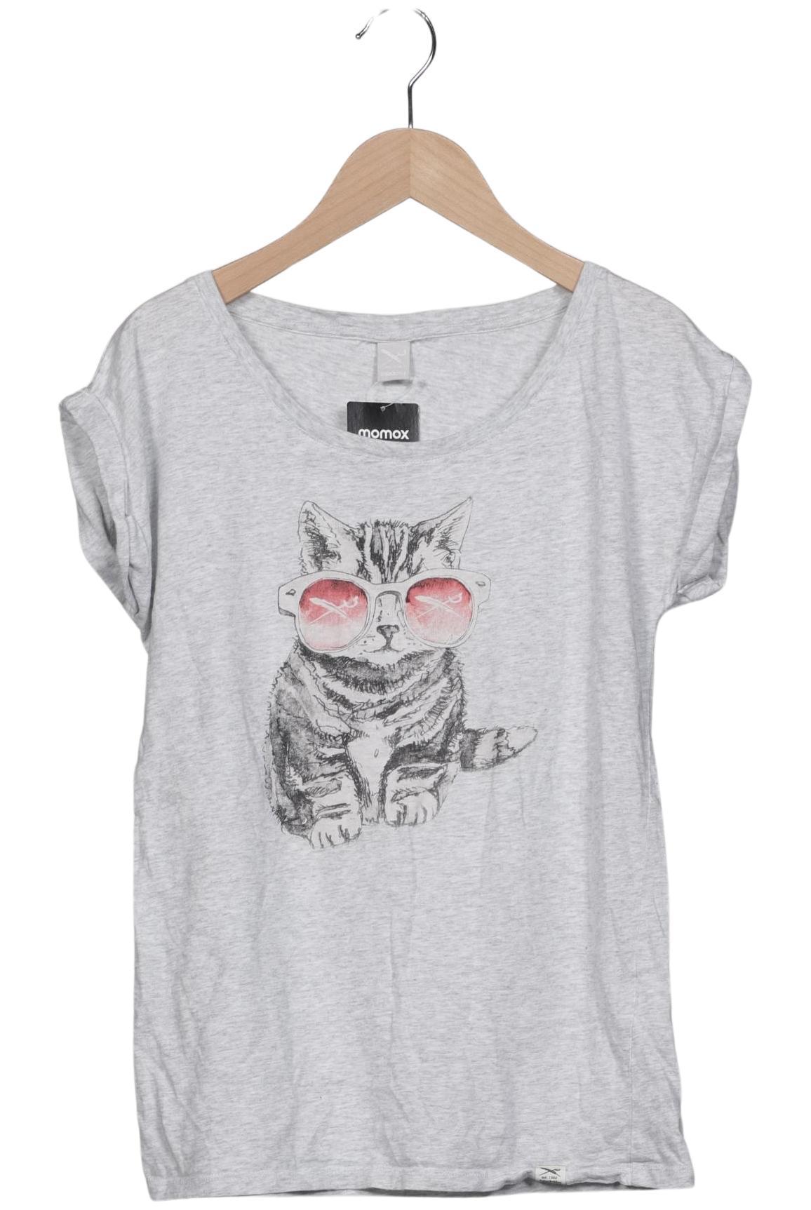 

iriedaily Damen T-Shirt, grau, Gr. 34