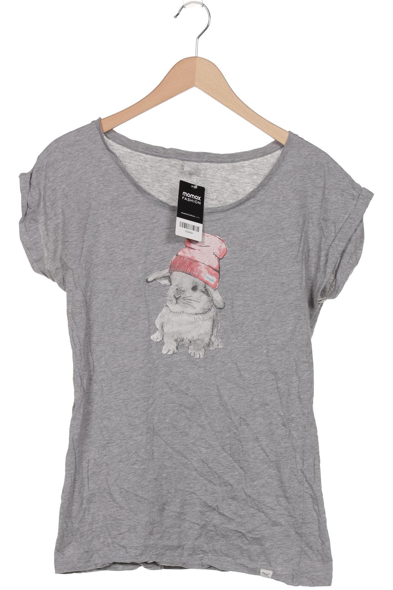 

iriedaily Damen T-Shirt, grau, Gr. 42