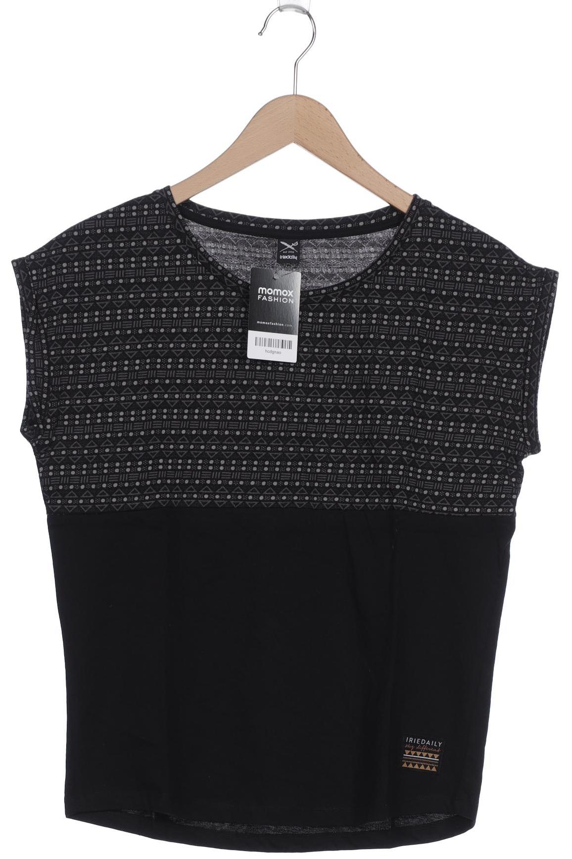 

iriedaily Damen T-Shirt, schwarz, Gr. 36