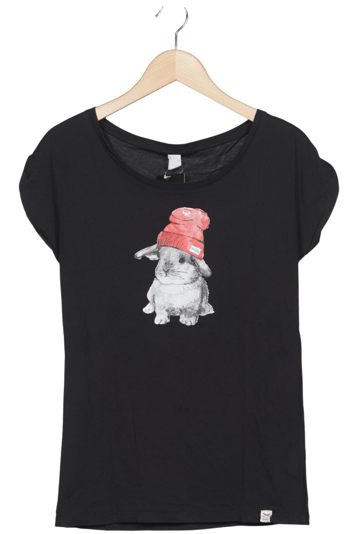 

iriedaily Damen T-Shirt, schwarz, Gr. 36