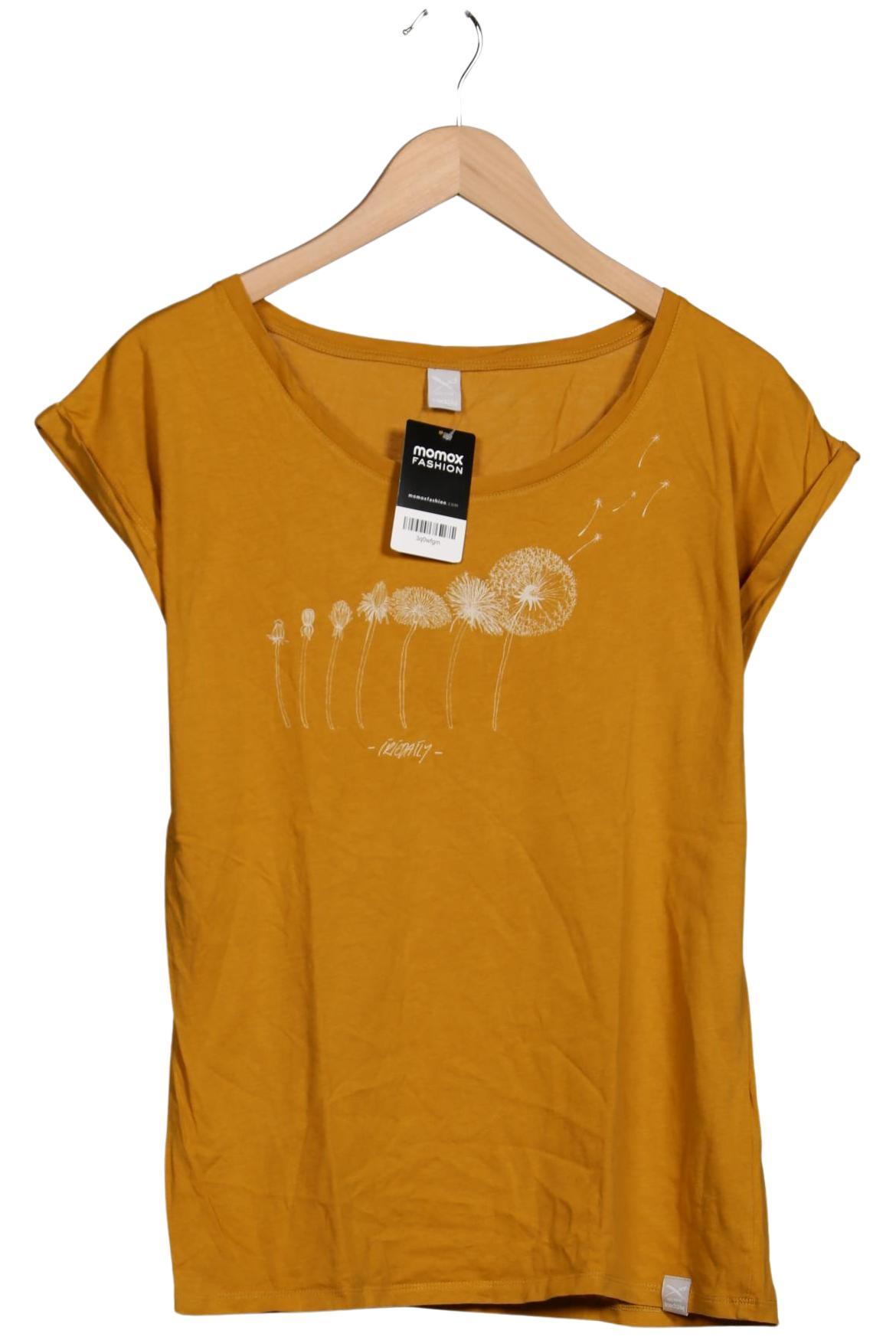 

iriedaily Damen T-Shirt, gelb, Gr. 38