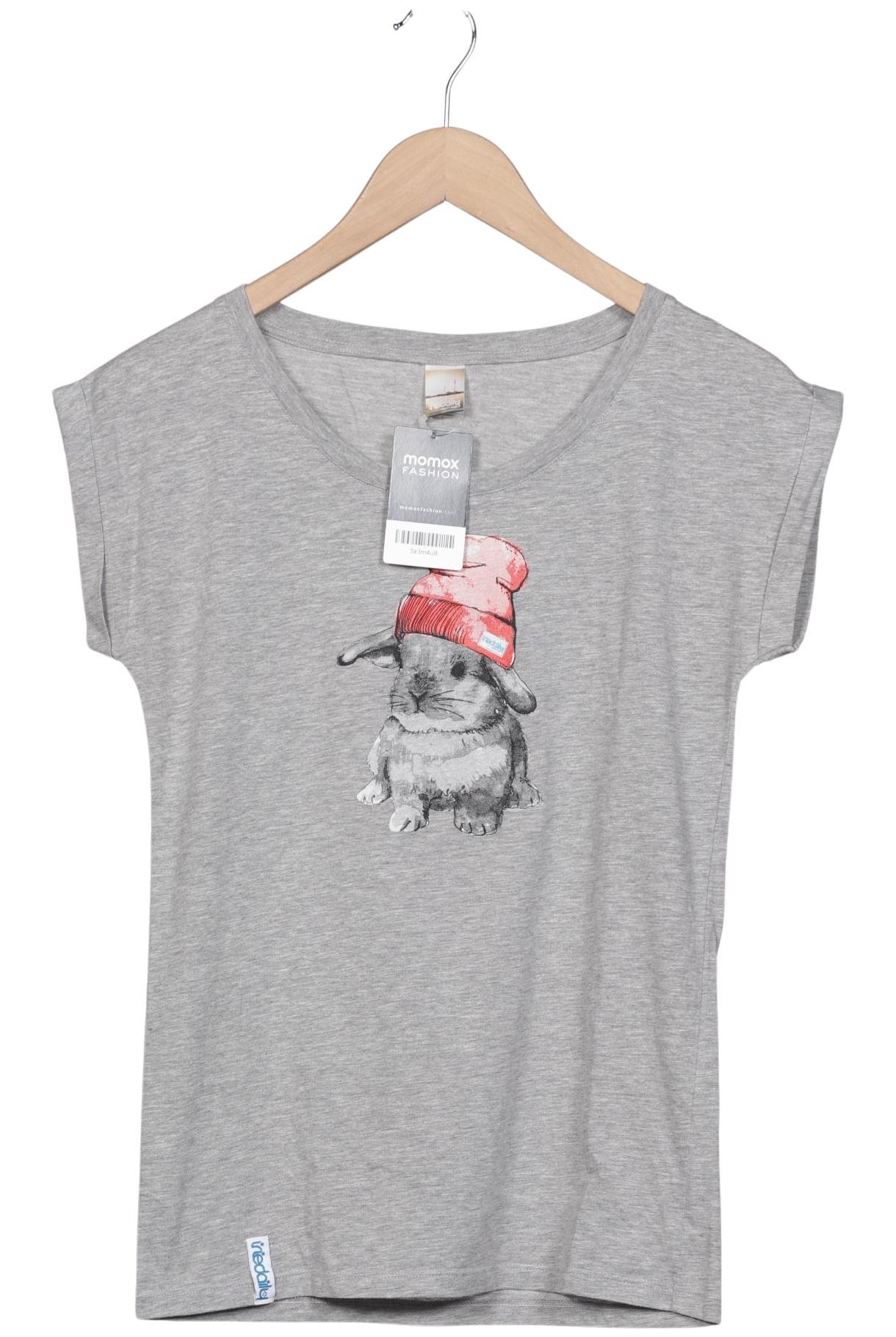 

iriedaily Damen T-Shirt, grau, Gr. 34