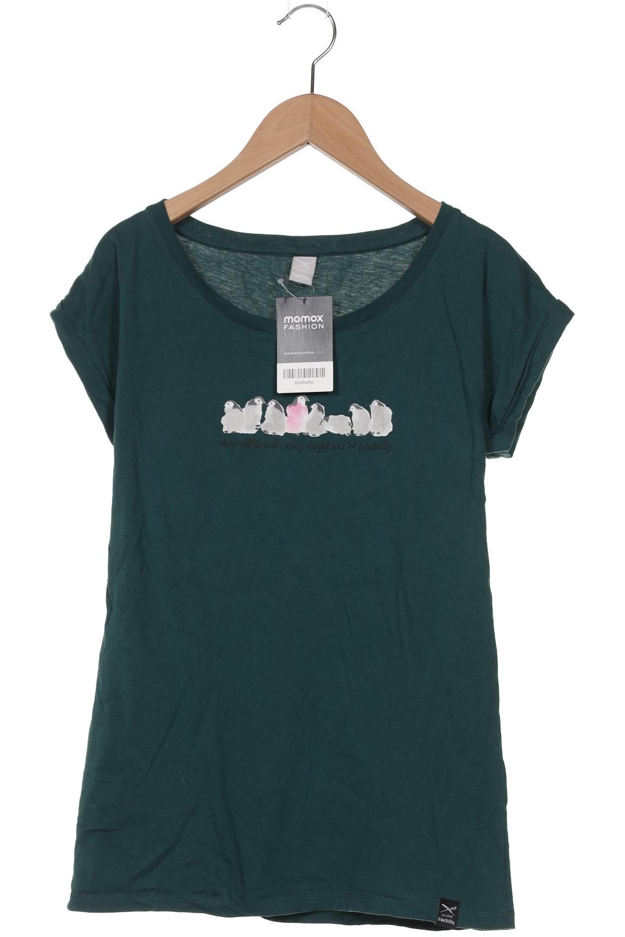 

iriedaily Damen T-Shirt, grün, Gr. 34