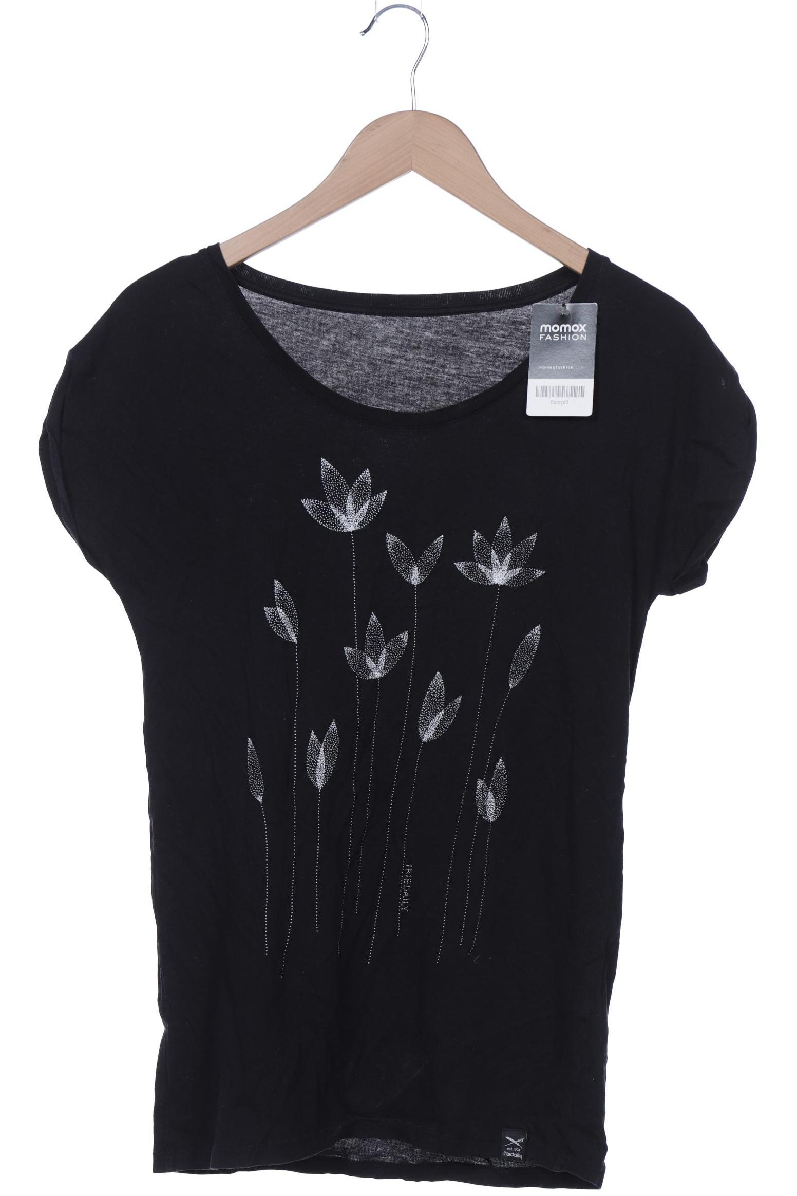 

iriedaily Damen T-Shirt, schwarz, Gr. 34