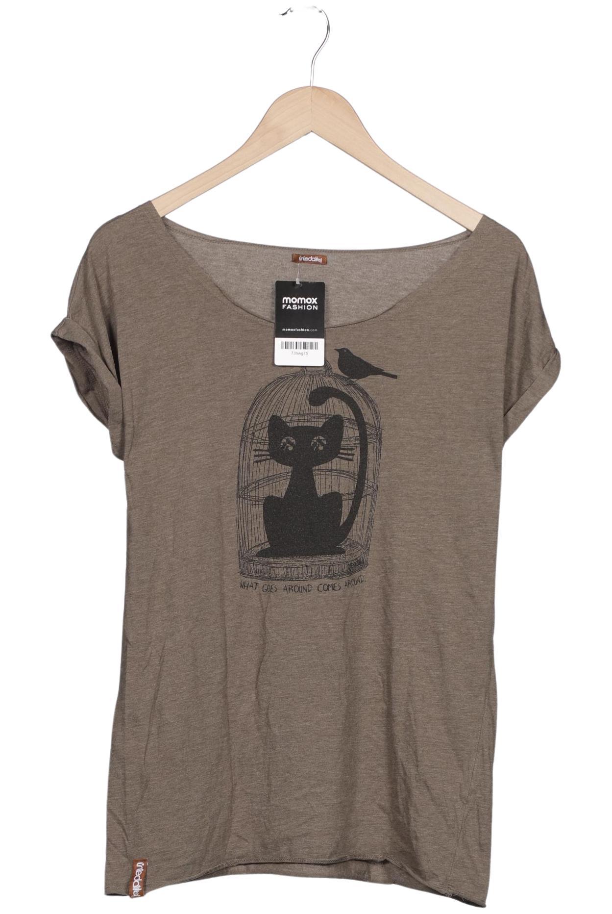 

iriedaily Damen T-Shirt, grün, Gr. 42