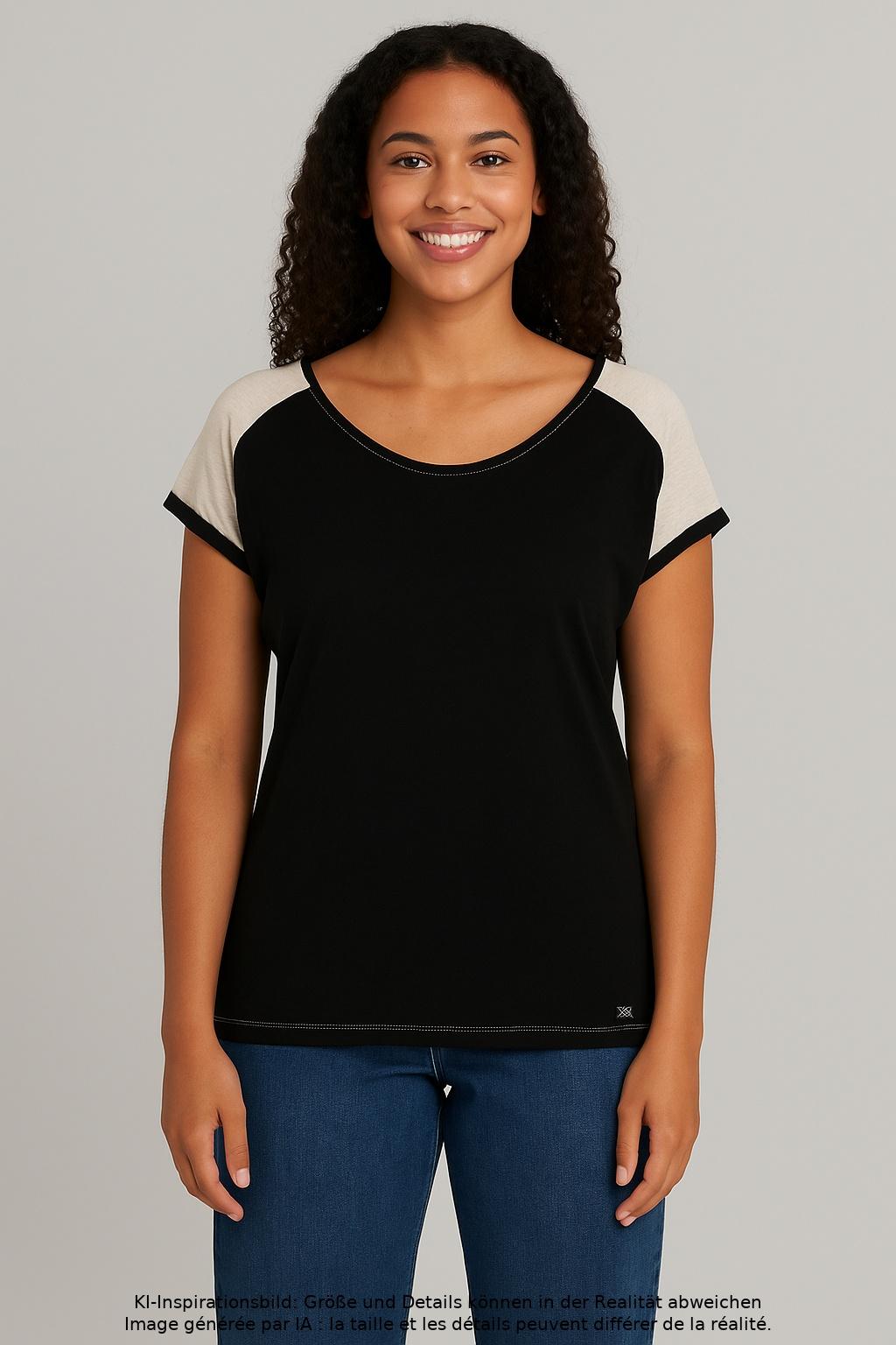 

iriedaily Damen T-Shirt, mehrfarbig, Gr. 36