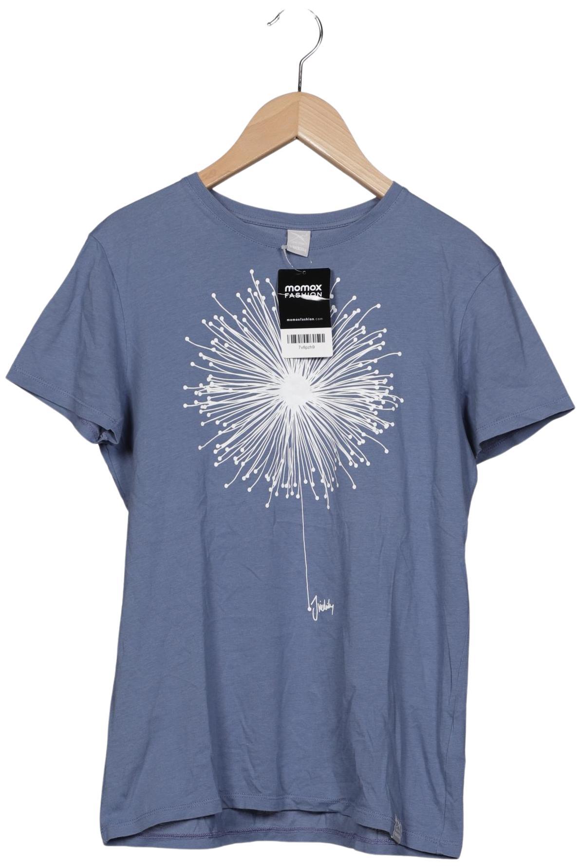 

iriedaily Damen T-Shirt, blau, Gr. 38