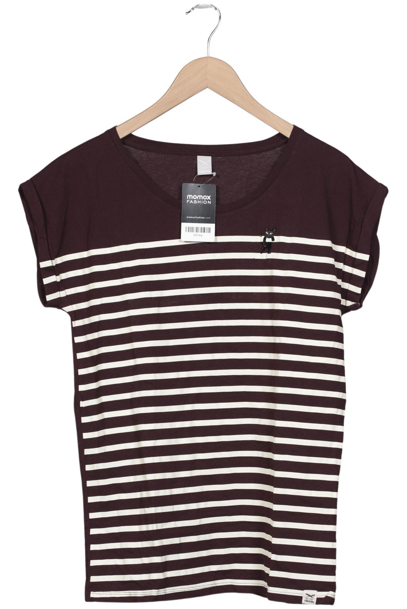 

iriedaily Damen T-Shirt, bordeaux, Gr. 42