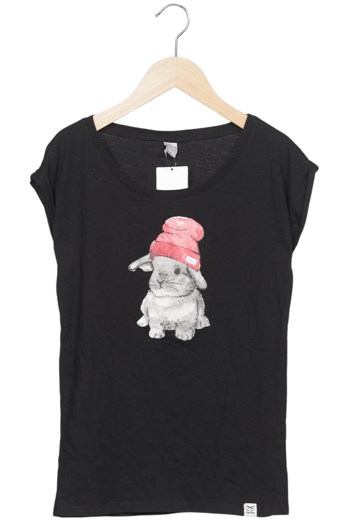 

iriedaily Damen T-Shirt, schwarz, Gr. 34