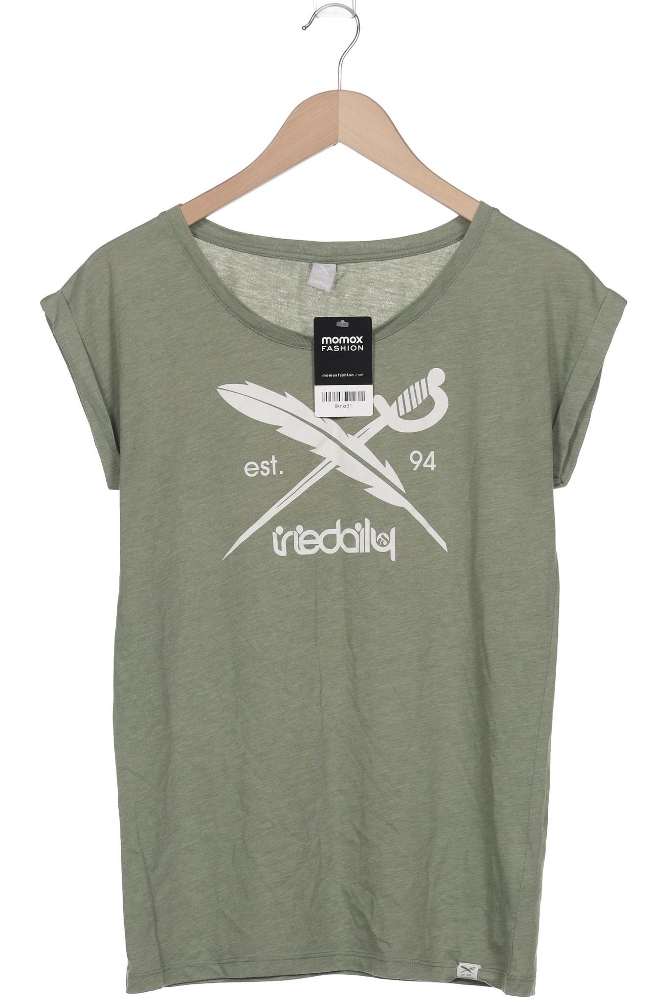 

iriedaily Damen T-Shirt, grün, Gr. 36
