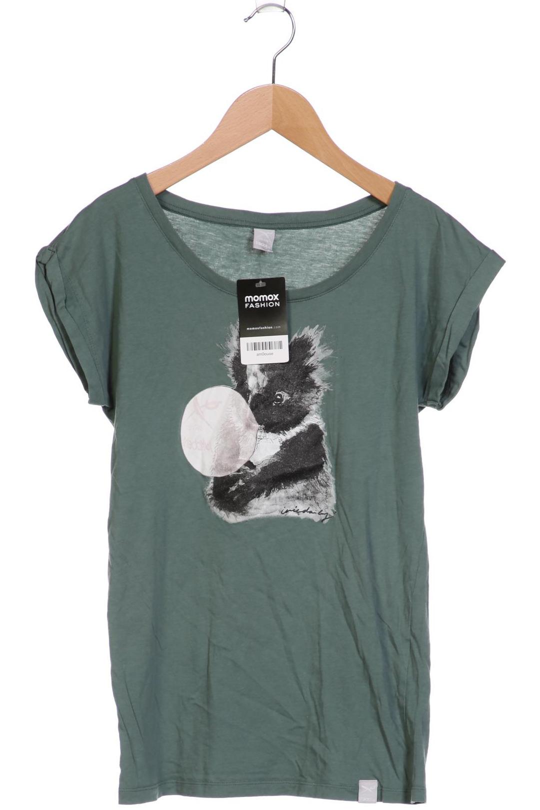 

iriedaily Damen T-Shirt, grün, Gr. 34